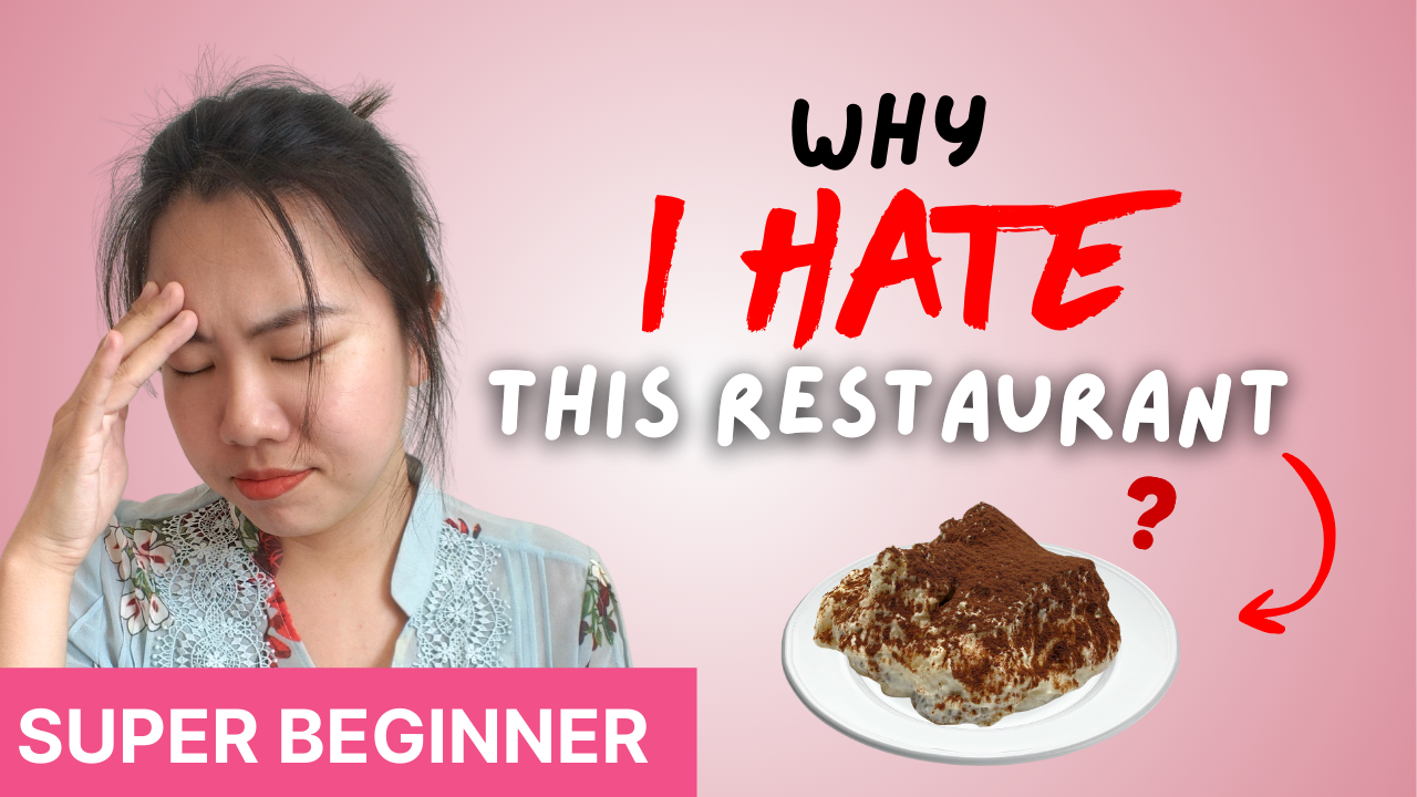 I won’t eat Tiramisu anymore