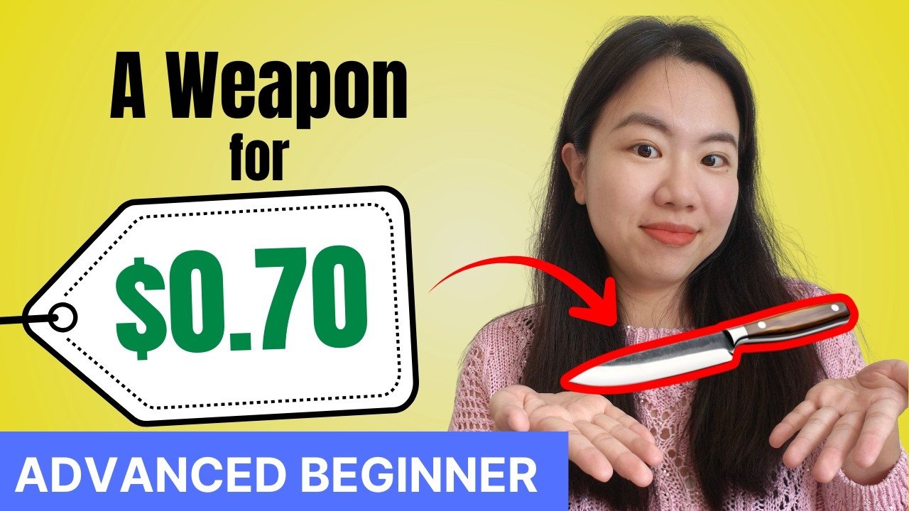 The delivery guy came with a knife