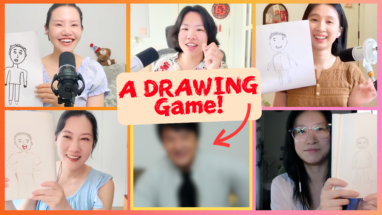 Learn Chinese through a game | Let's draw together | super beginner