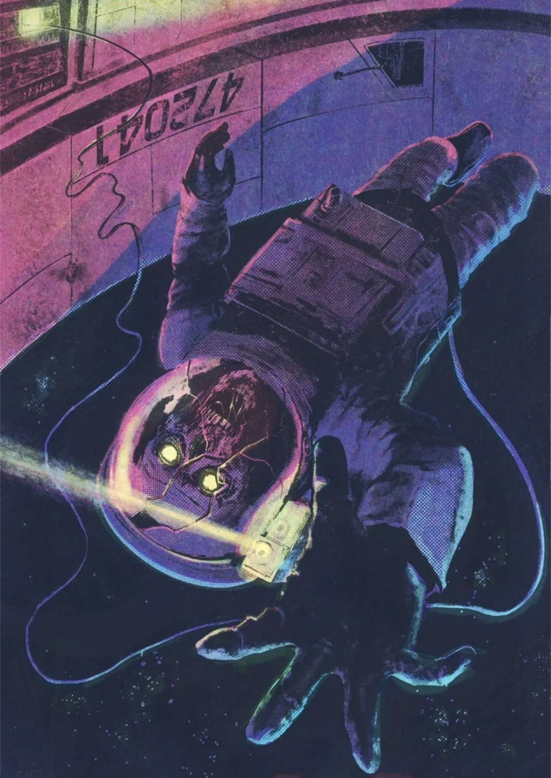 Zombie Astronaut Poster (A4)