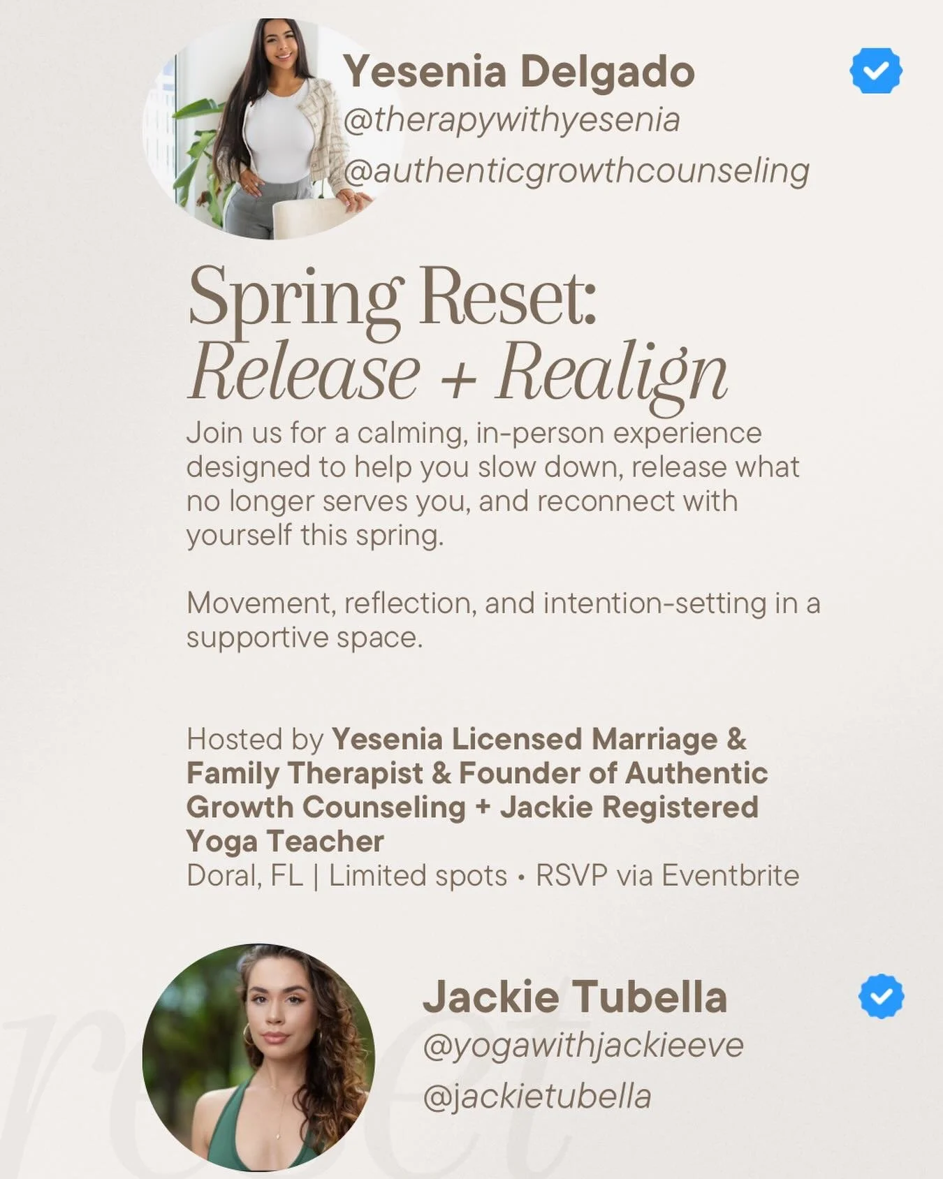 Spring is a time for resetting, not just your space, but your mind and your energy.

If you&rsquo;ve been feeling overwhelmed, stuck, or like you&rsquo;ve been carrying too much on your own&hellip; this is your invitation to pause.

We&rsquo;re hosti