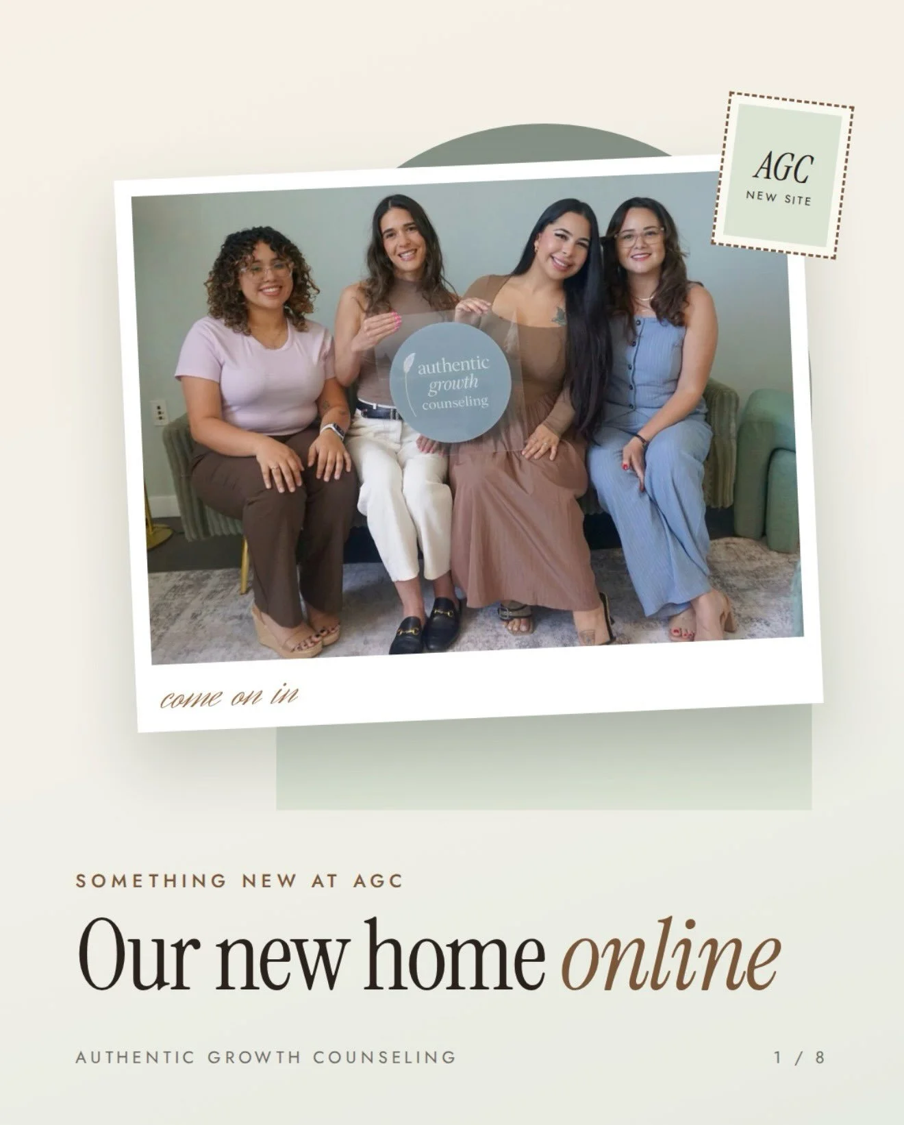 something new at Authentic Growth Counseling 🤍

Our website has a new home, and it was made with you in mind. Take a look around and you&rsquo;ll find:

🌿 Therapy intensives for EMDR and couples, in 90 minutes or a half day
🌿 A new EMDR page to he