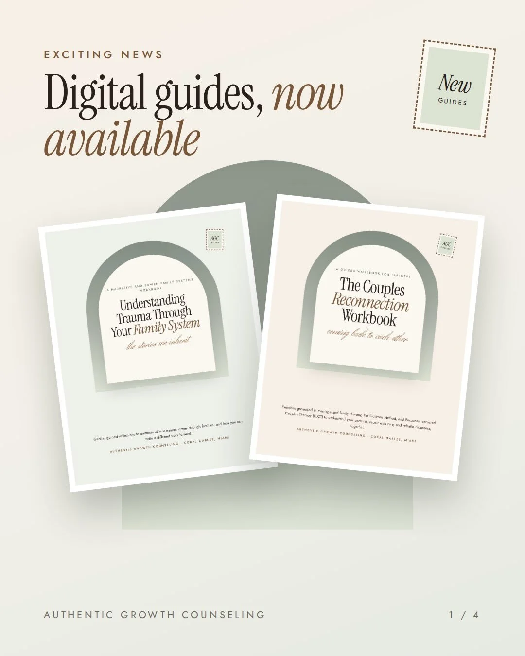 IT&rsquo;S HERE 🥹🤍
I&rsquo;ve been dreaming about this for so long, and I can finally say it: our first digital guides are officially live!
These workbooks were made with so much love, for the moments between sessions, for the people who aren&rsquo