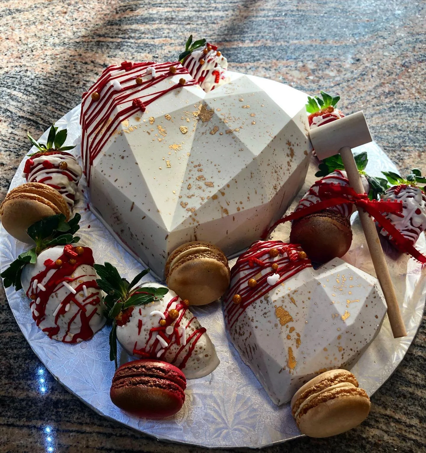 Pierre’s Diamond HeartA delicious chocolate smash heart, custom made, and perfect for every occasion!