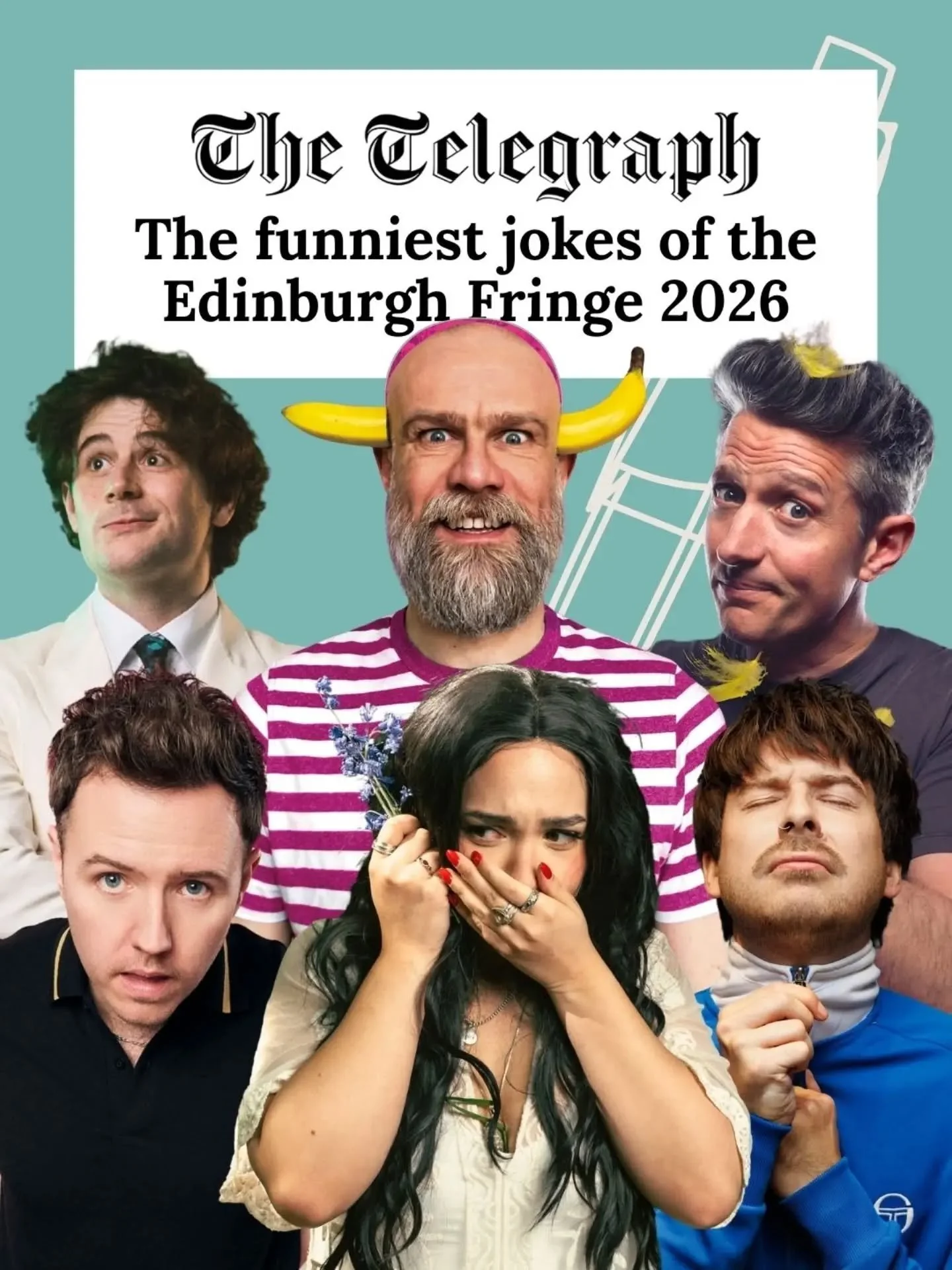 Fantastic to see Olaf Falafel, Bella Hull, Adam Flood, Richard Stott, Alex Kitson AND Stuart Goldsmith in The Telegraph's Funniest Jokes of the Edinburgh Fringe 2026!

You can find the press packs for this funny lot on the Textual Healing PR website,