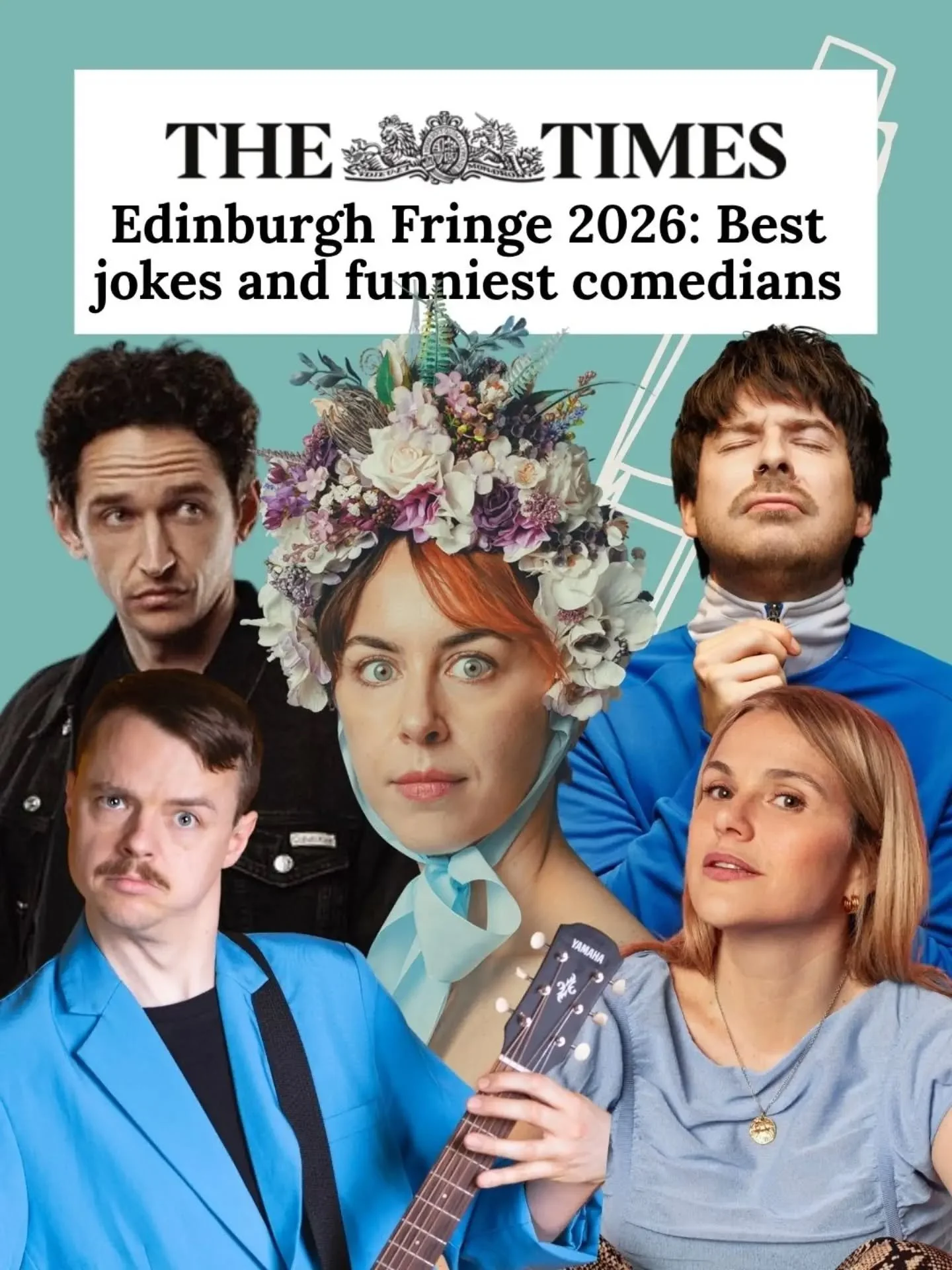 Woohoo! Candace Bryan, Milo Edwards, David Hoare, Davina Bentley and Richard Stott in The Times funniest jokes of the Fringe!

Find press packs for whole fabulous THPR roster on our website (link in bio).

#EdFringe #EdinburghFringe2026 #ComedyPR #Ed