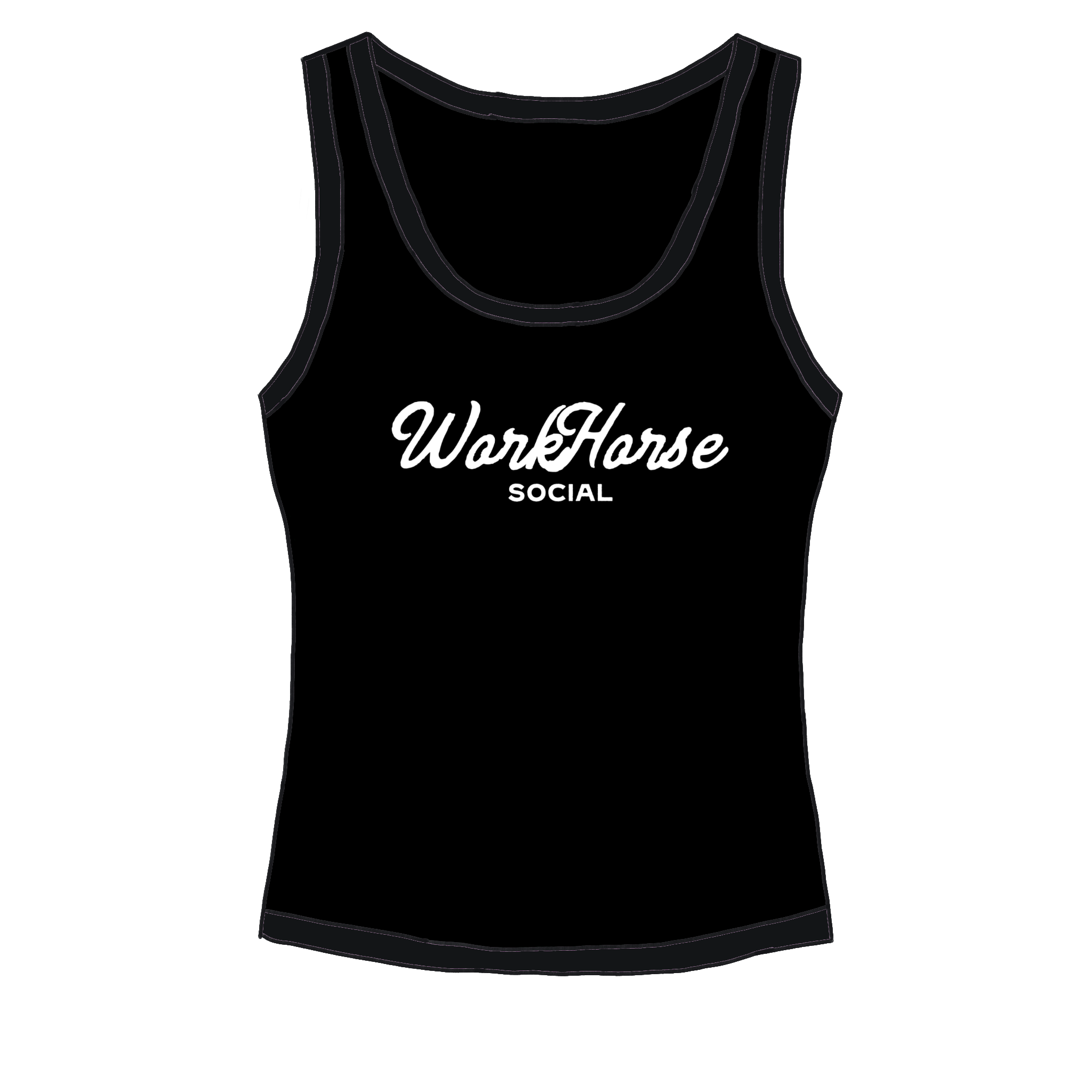 PRE-ORDER: WorkHorse Social Tank- Black
