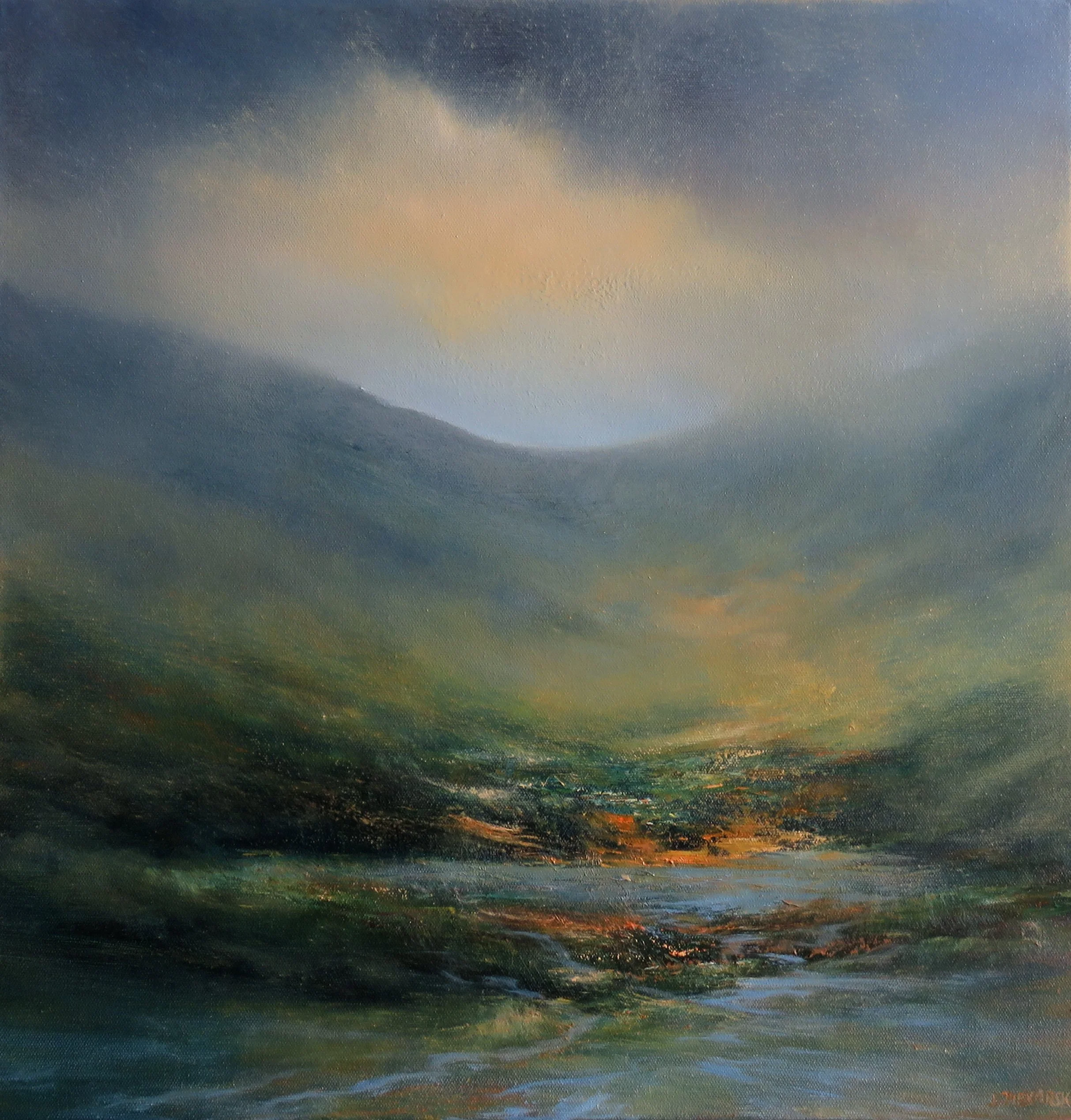Light After the Rain, 2025, 50x50cm, oil on canvas (private collection)