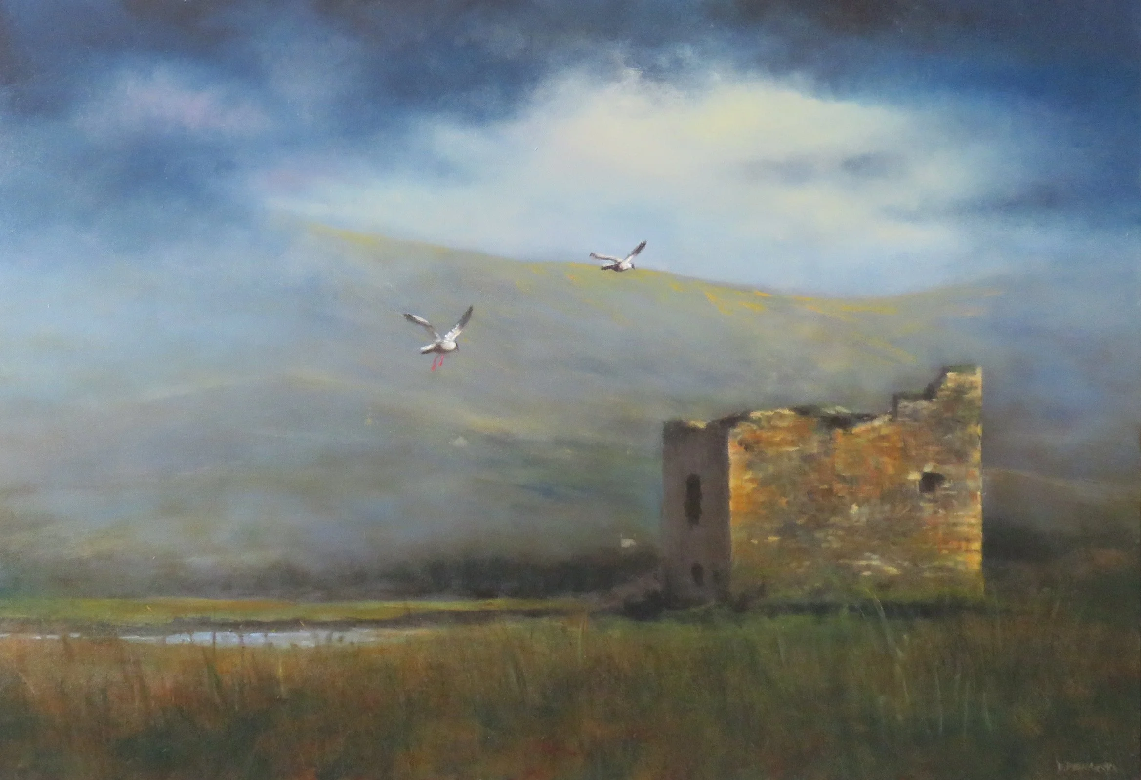 Land of the Mc Carthy's, 2023, 70x100cm, oil on canvas (private collection)