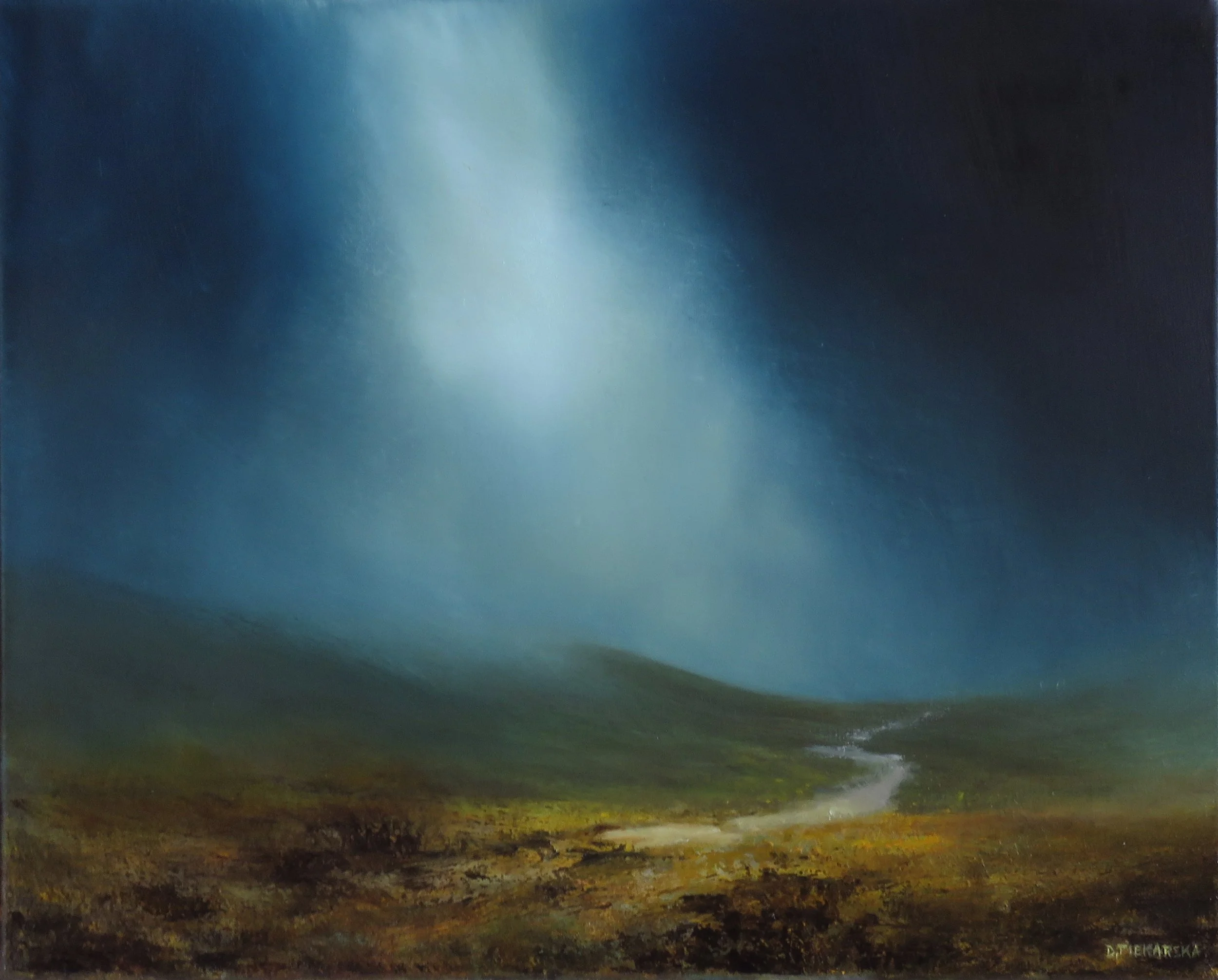 Through the Bog, 2025, 40x50cm, oil on canvas (private collection)