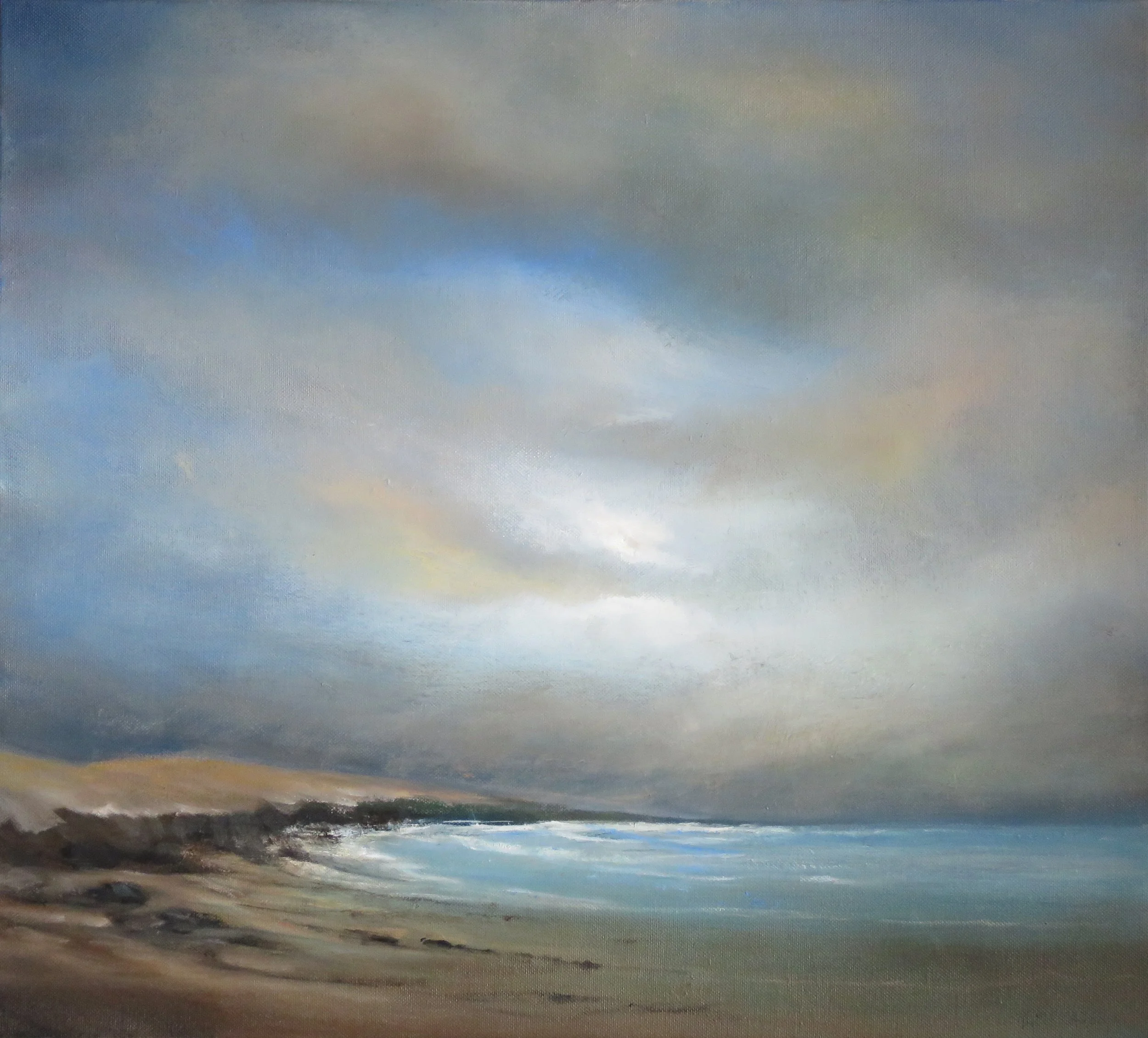 Tide Coming In, 2022, 45x50cm, oil on canvas (private collection)