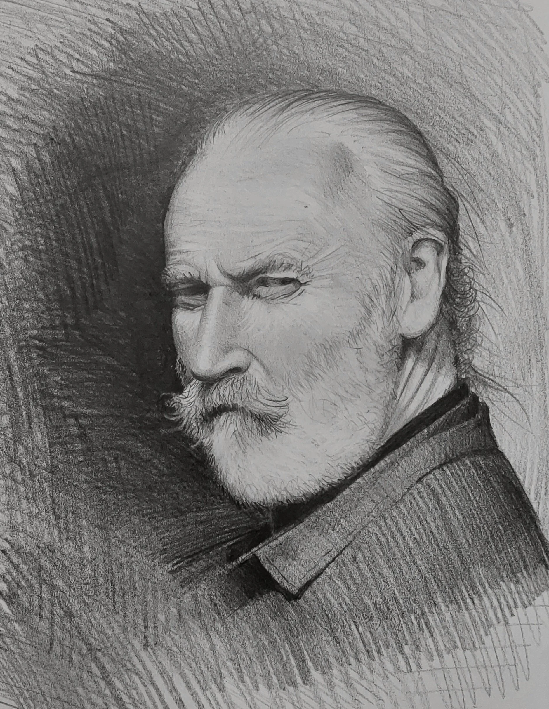 Ger, 2023, 30x40cm, pencil on paper