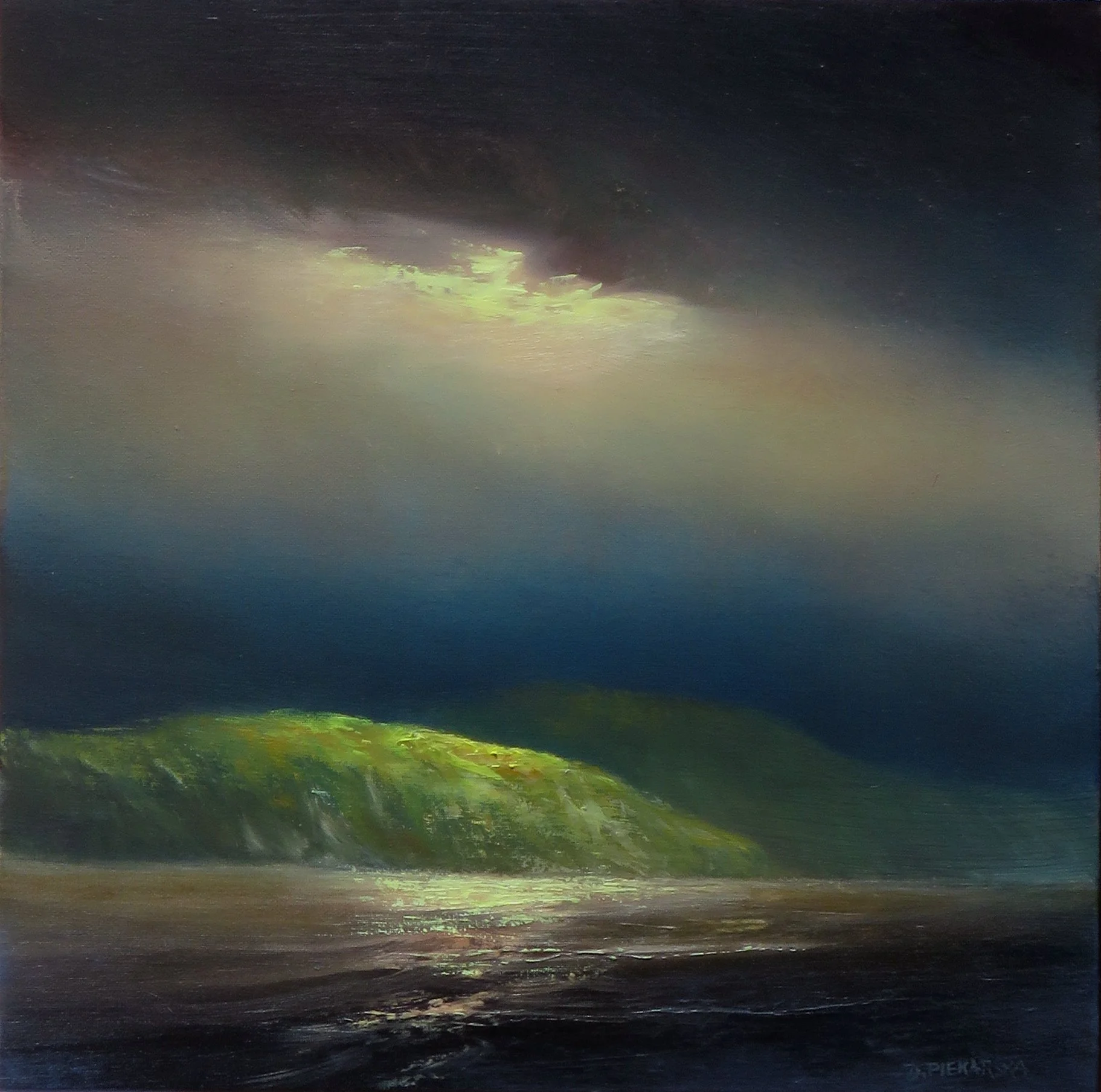 Light After the Storm, 2025, 30x30cm, oil on canvas (private collection)