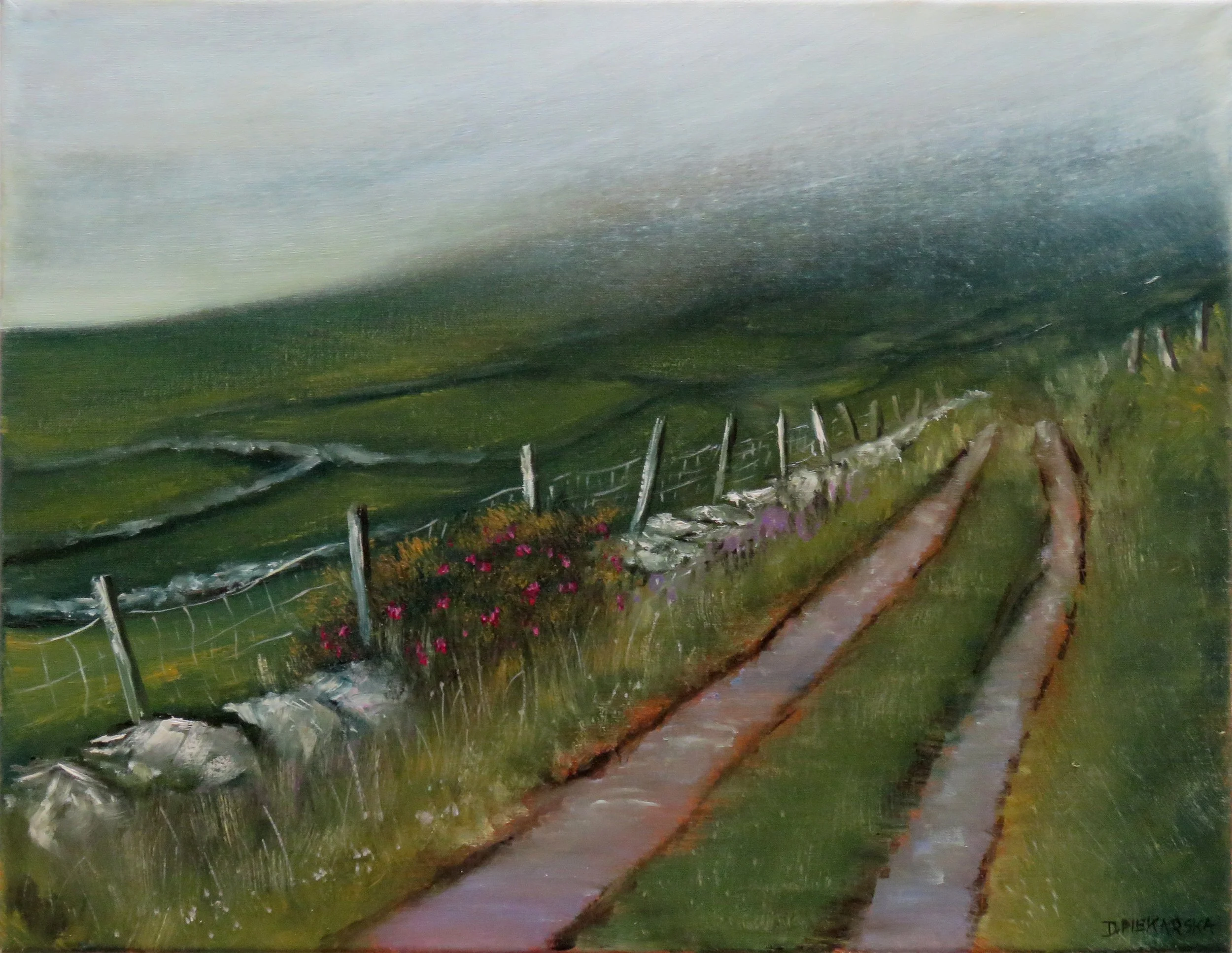 Up Bolus in the Mist, 2021, 40x50cm, oil on canvas (private collection)