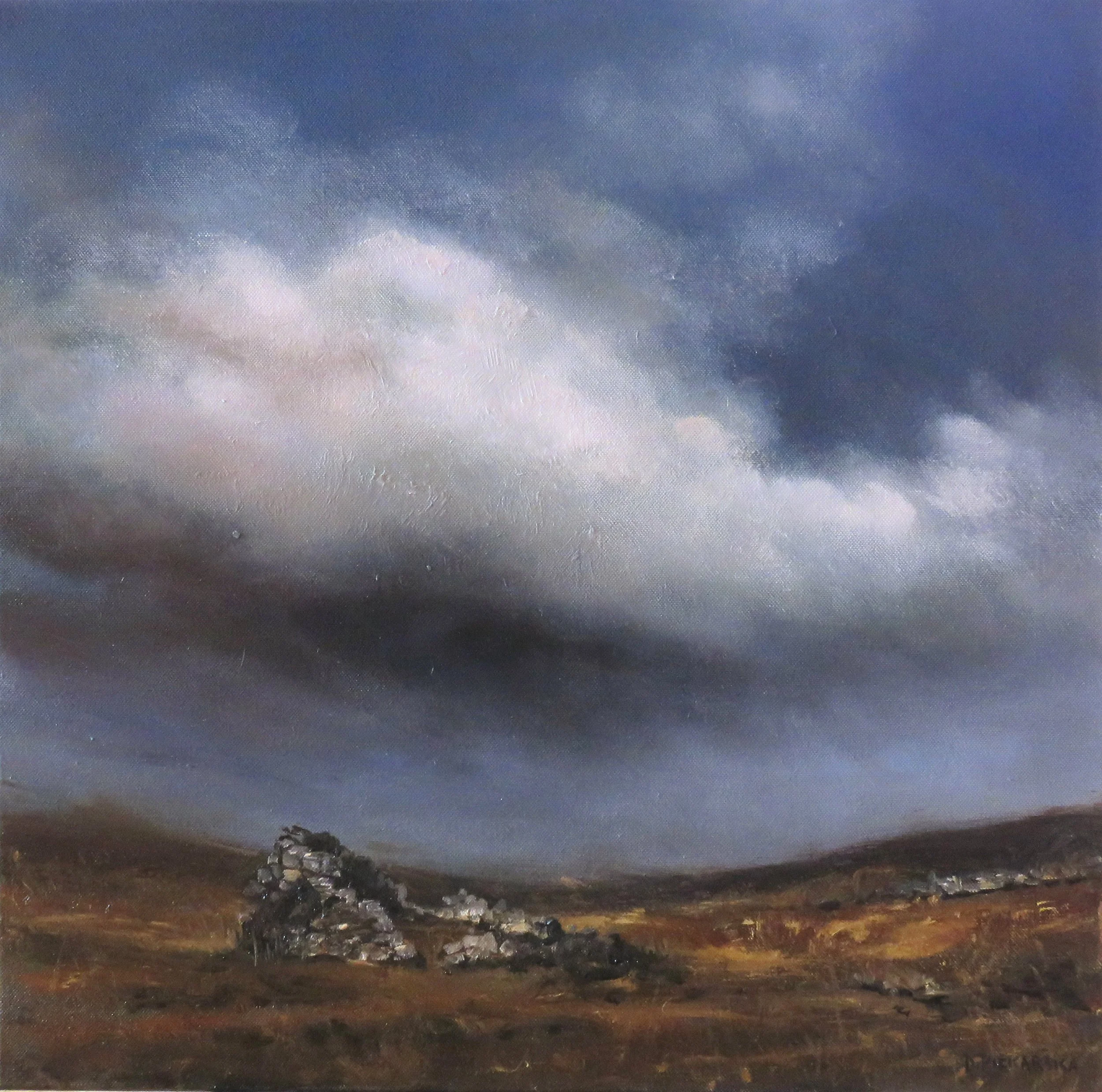 The Old Ruins, 2022, 50x50cm, oil on canvas (private collection)