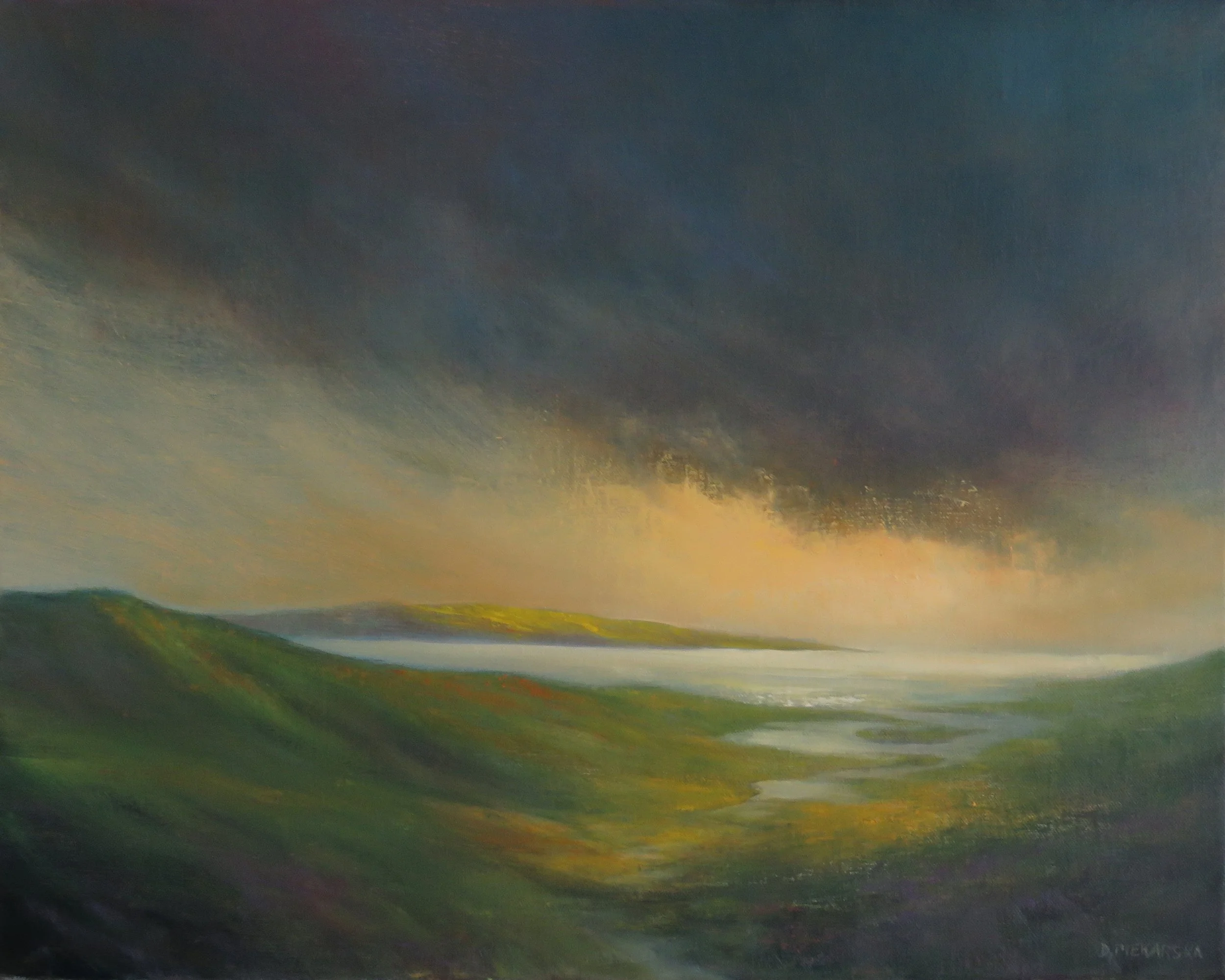 Evening on the Coast, 2026, 40x50cm, oil on canvas