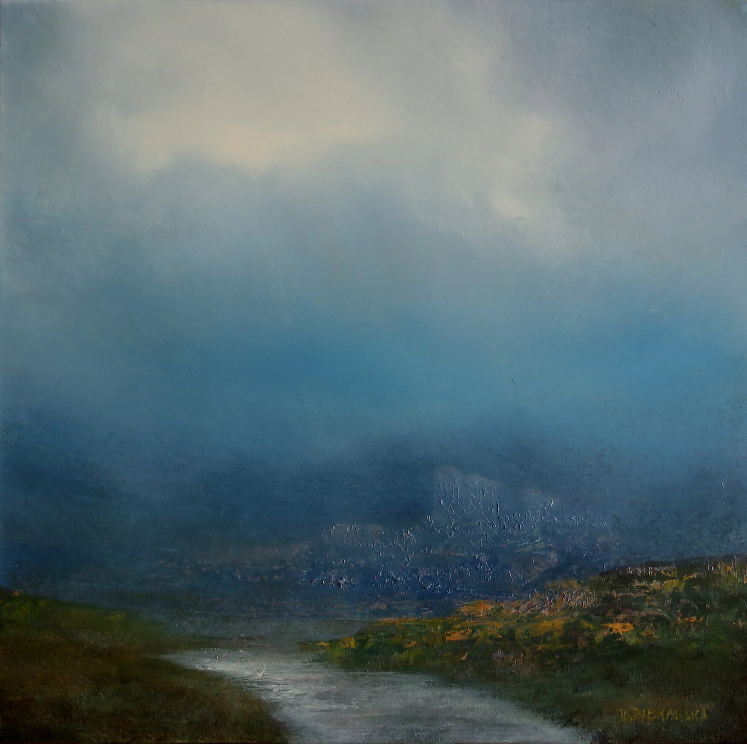 Foggy Morning, 2026, 30x30cm, oil on canvas