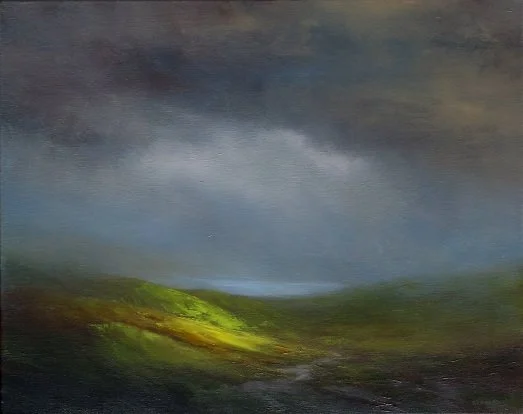 Light on the Fields, 2025, 40x50cm, oil on canvas (private collection)