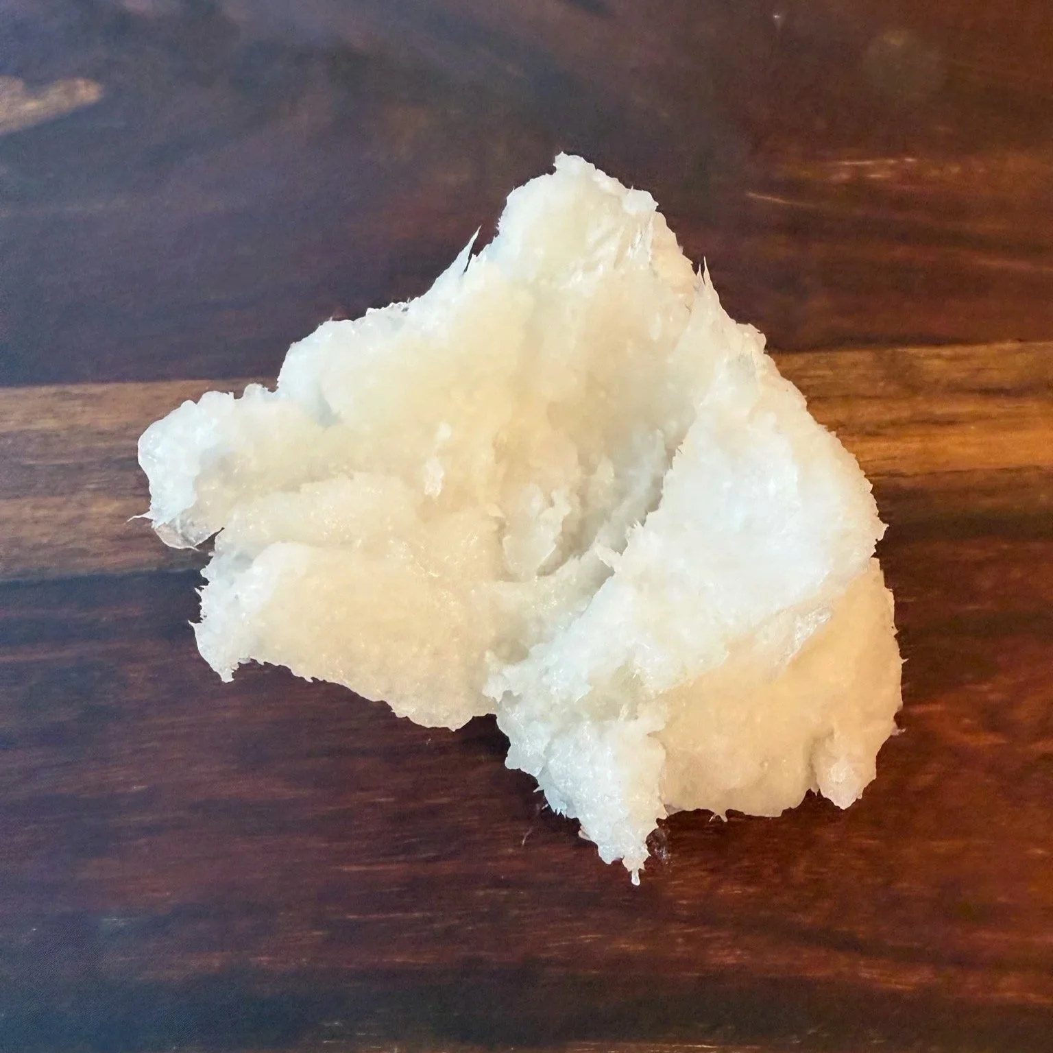 Organic unrefined virgin coconut oil used in Landmade Co.'s bar soaps