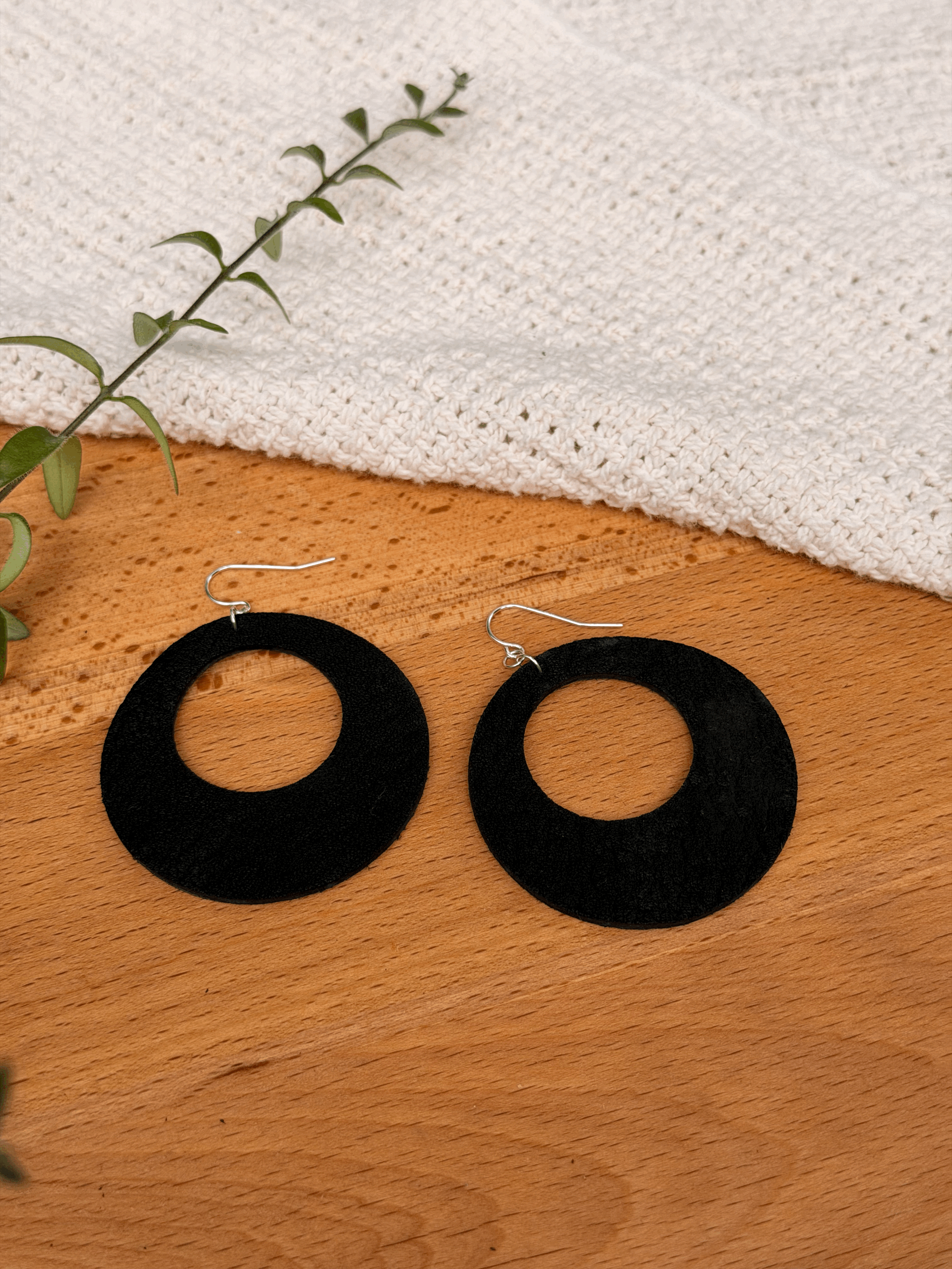 Open Circle Earrings