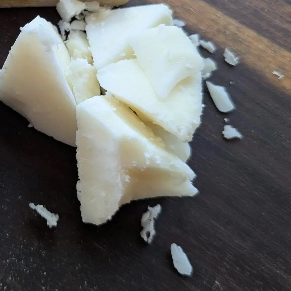 Rendered beef tallow used in Landmade Co. bar soaps