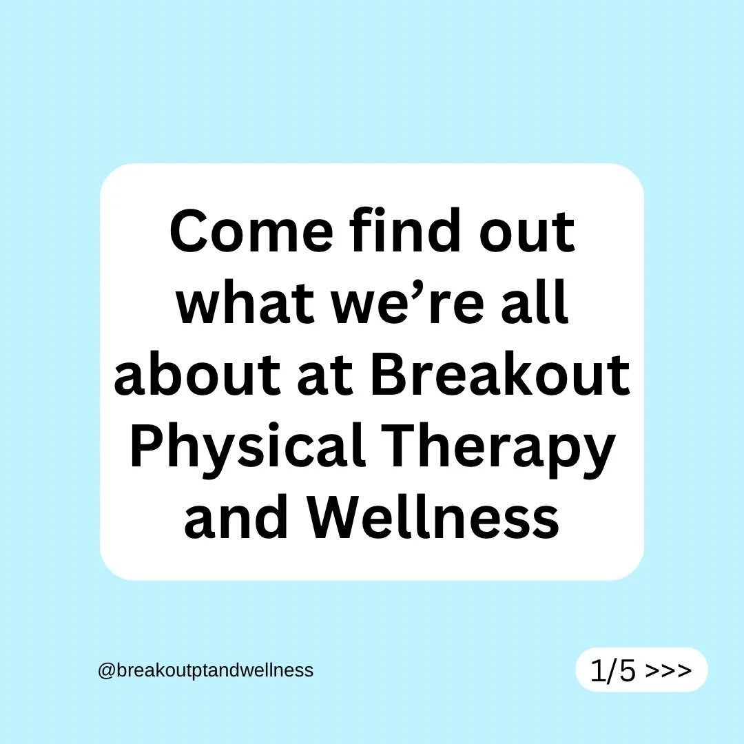 We believe that wellness should be front of center in your life. Every person has a different approach, but here&rsquo;s why Breakout Physical Therapy and Wellness is different:

We focus on prioritizing the 3 R&rsquo;s:

- Getting you relief: 
	Our 