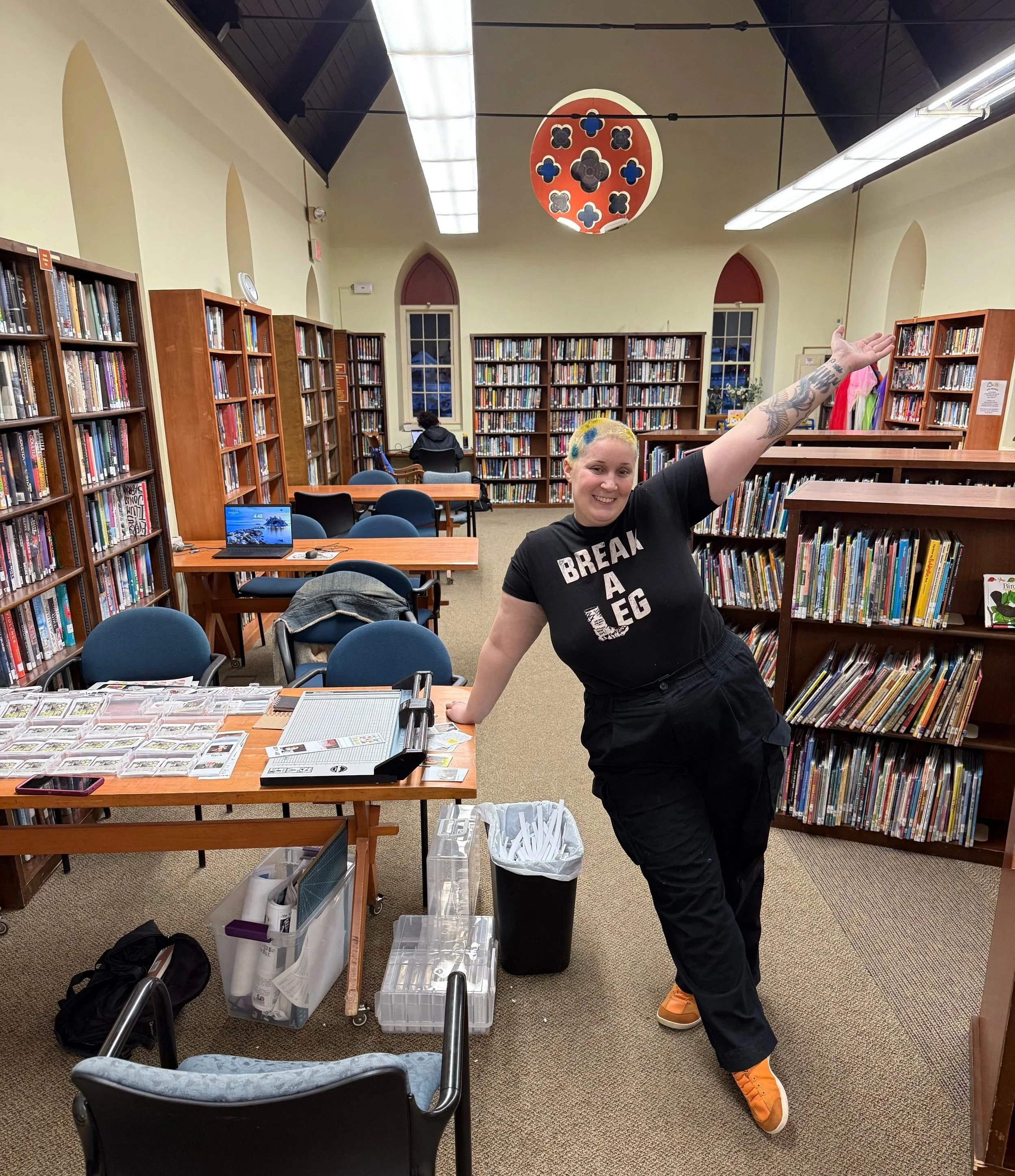 Behind the Zines Rosendale Library