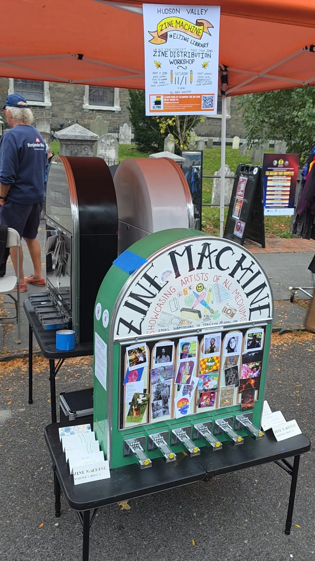 green, black, white at O+ Block Party October 11, 2025