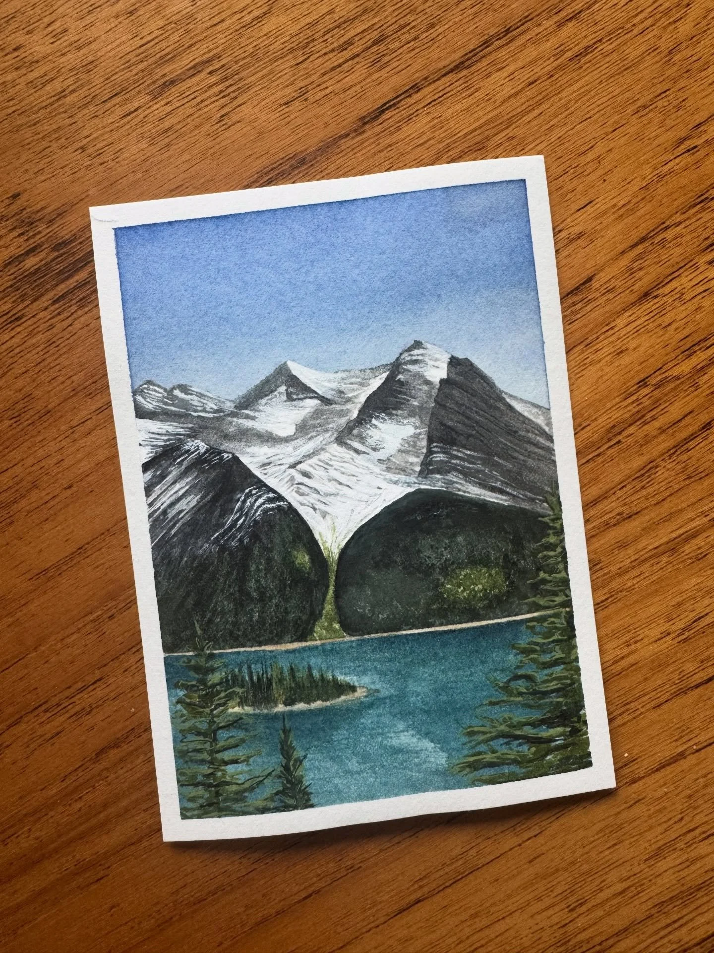 A few more paintings I finished over the weekend, plus the photos that inspired them ☺️

First up is Upper Lakes in Kananaskis.

Second is the sunset as we landed in Hamilton a couple weeks ago. 

Third is driving down 22 on our way to camp in Crowsn