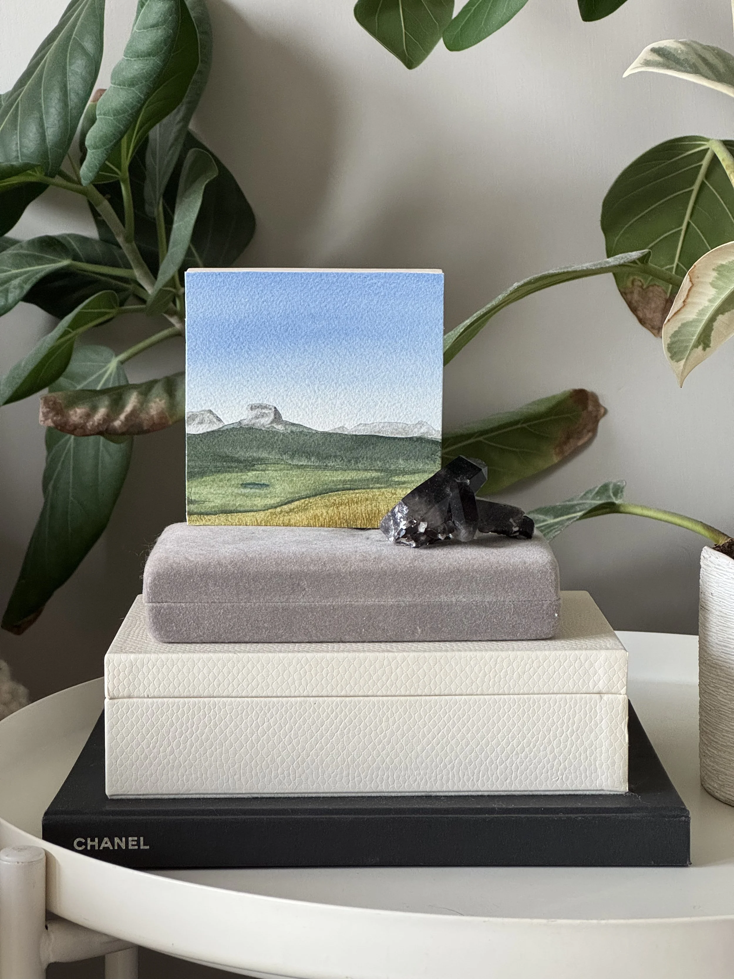 Chief Mountain Original Watercolour Landscape Painting