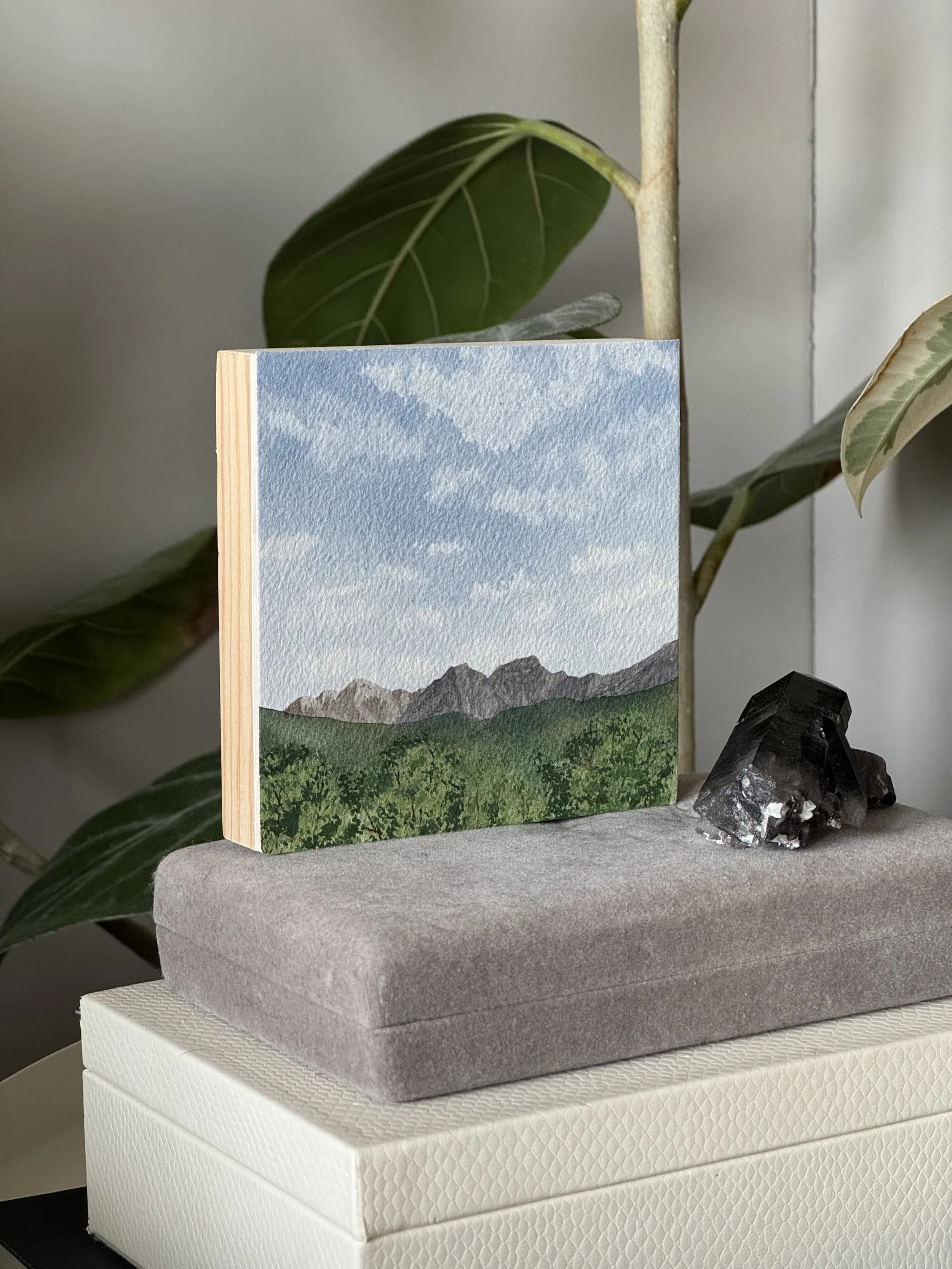 Lynx Creek Original Watercolour Landscape Painting