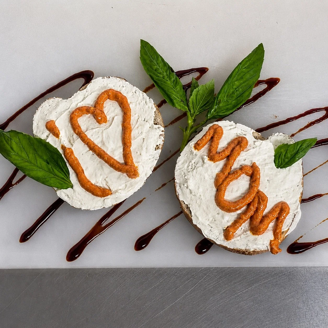 THE MAMMA MIA

Just having some fun with in the kitchen and created this artistic masterpiece for the weekend :) simple and delicious!

Cream cheese, sundried tomato pesto, balsamic glaze, basil. Mother&rsquo;s Day weekend only at all our markets!

#