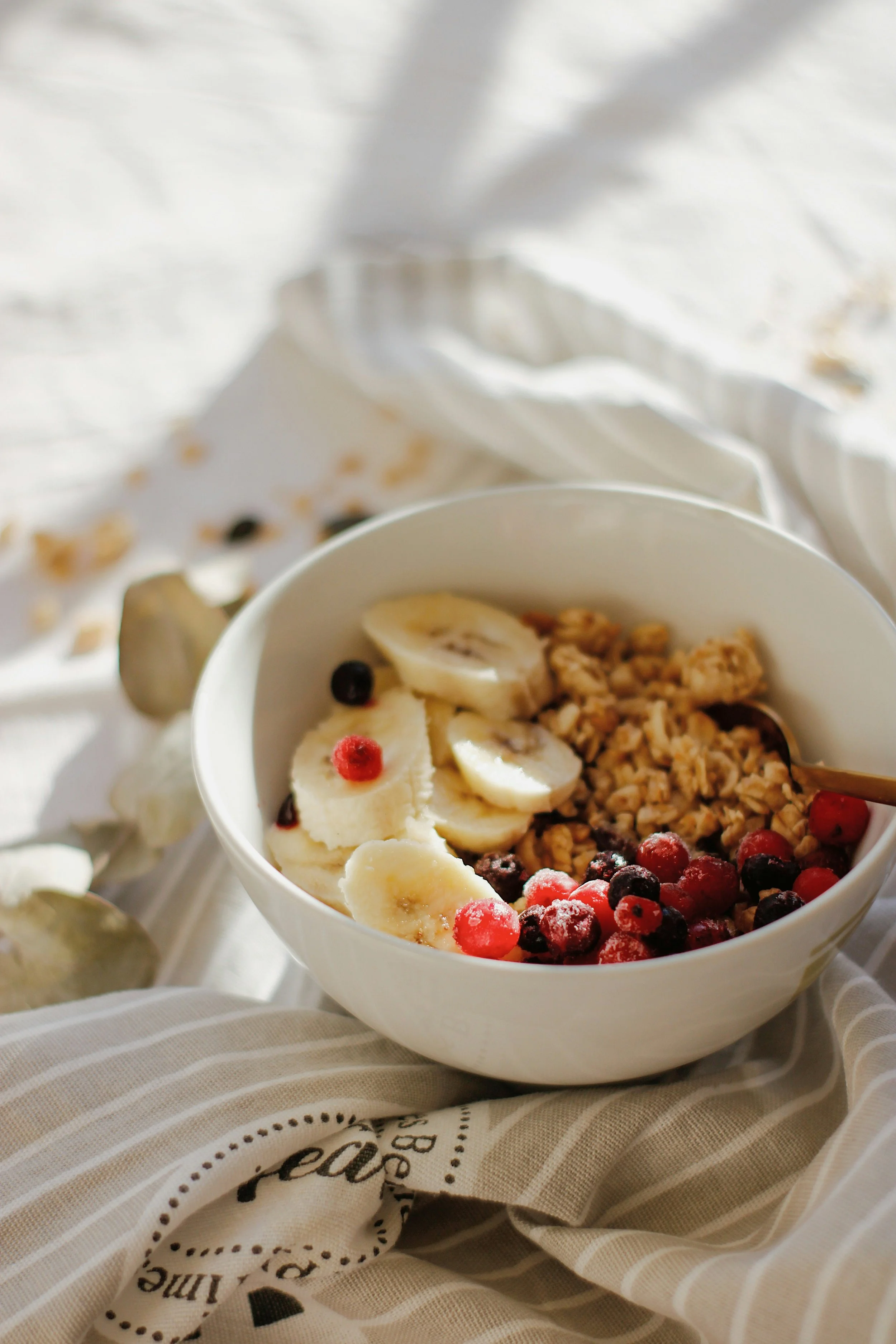 Bowl de yogurt con arándano (cranberry)