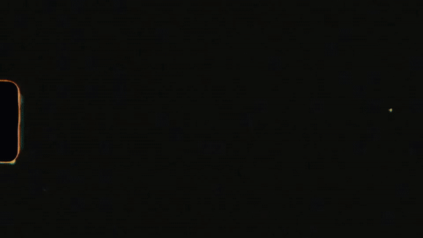 Dark night sky with a distant bright star or planet and a small light nearby.