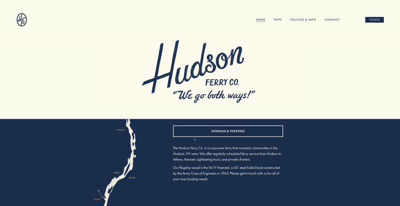 local branding marketing digital design ferry logo website