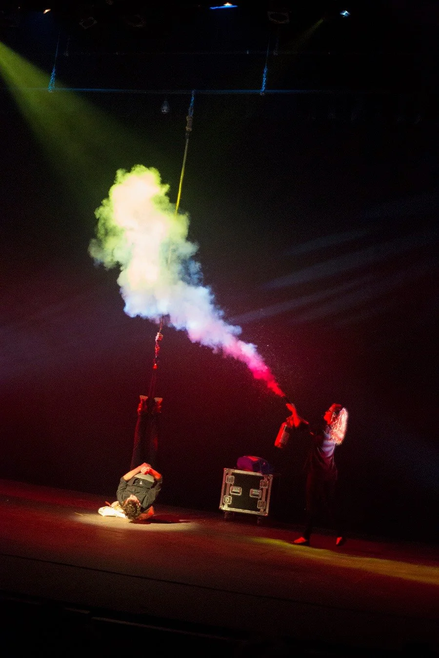 Joshua Erichsen straitjacket escape extinguishing fire