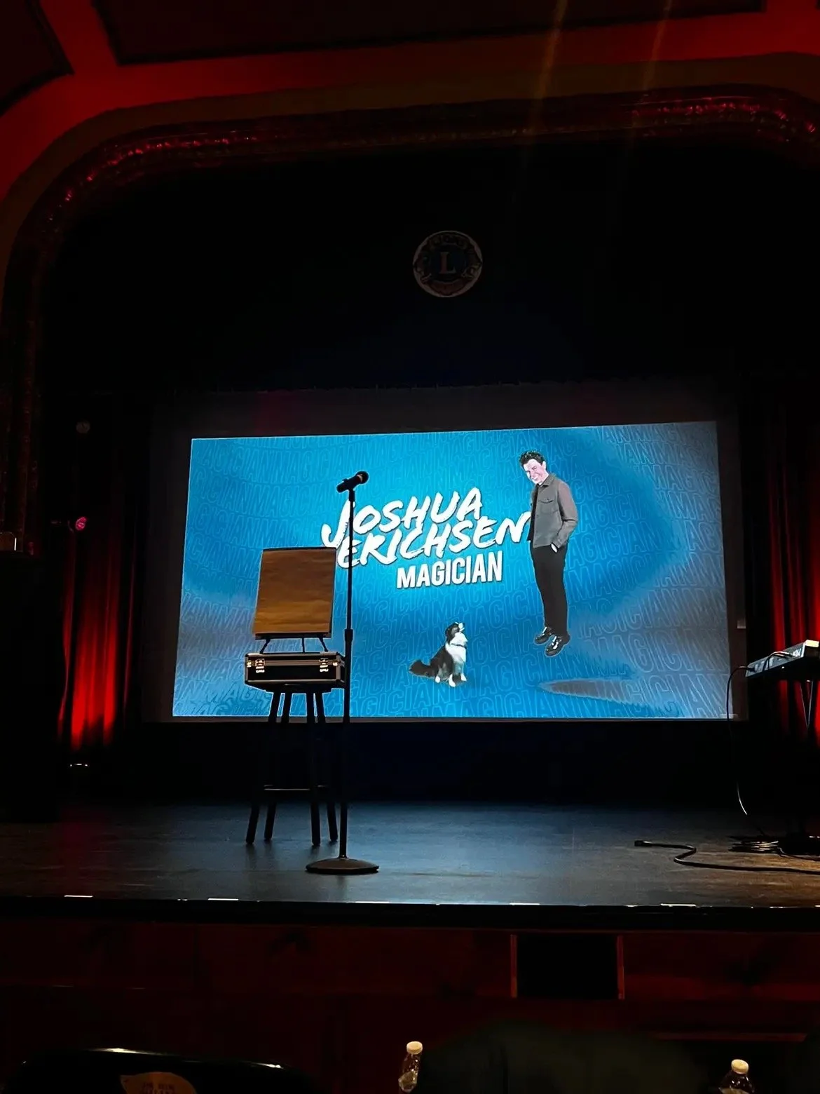 Joshua Erichsen Magician theater stage