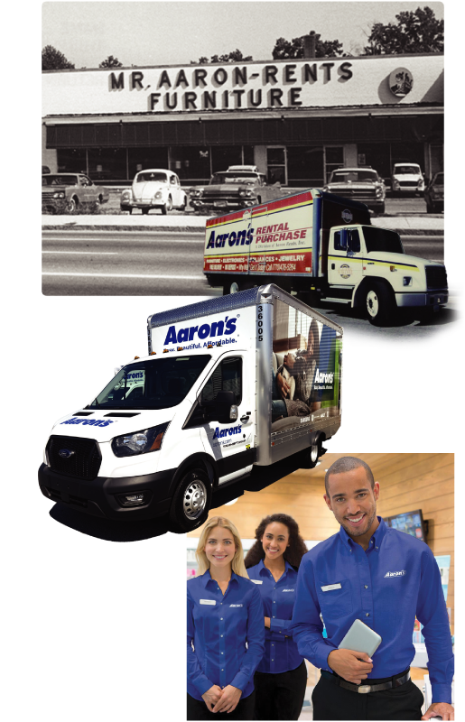 Aaron's Rent to Own 70 Years of Proven Success.