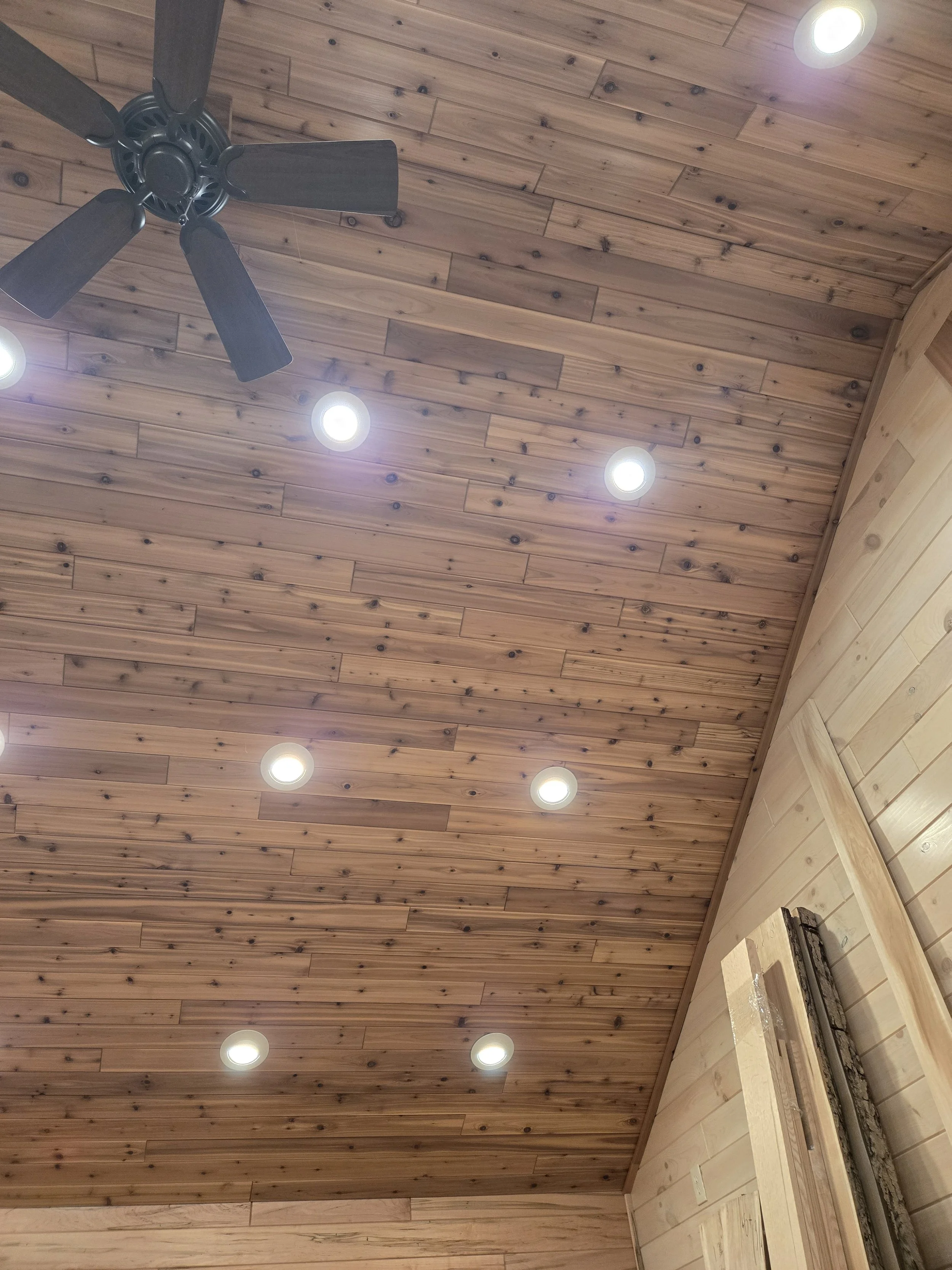 Western Red Cedar Ceiling