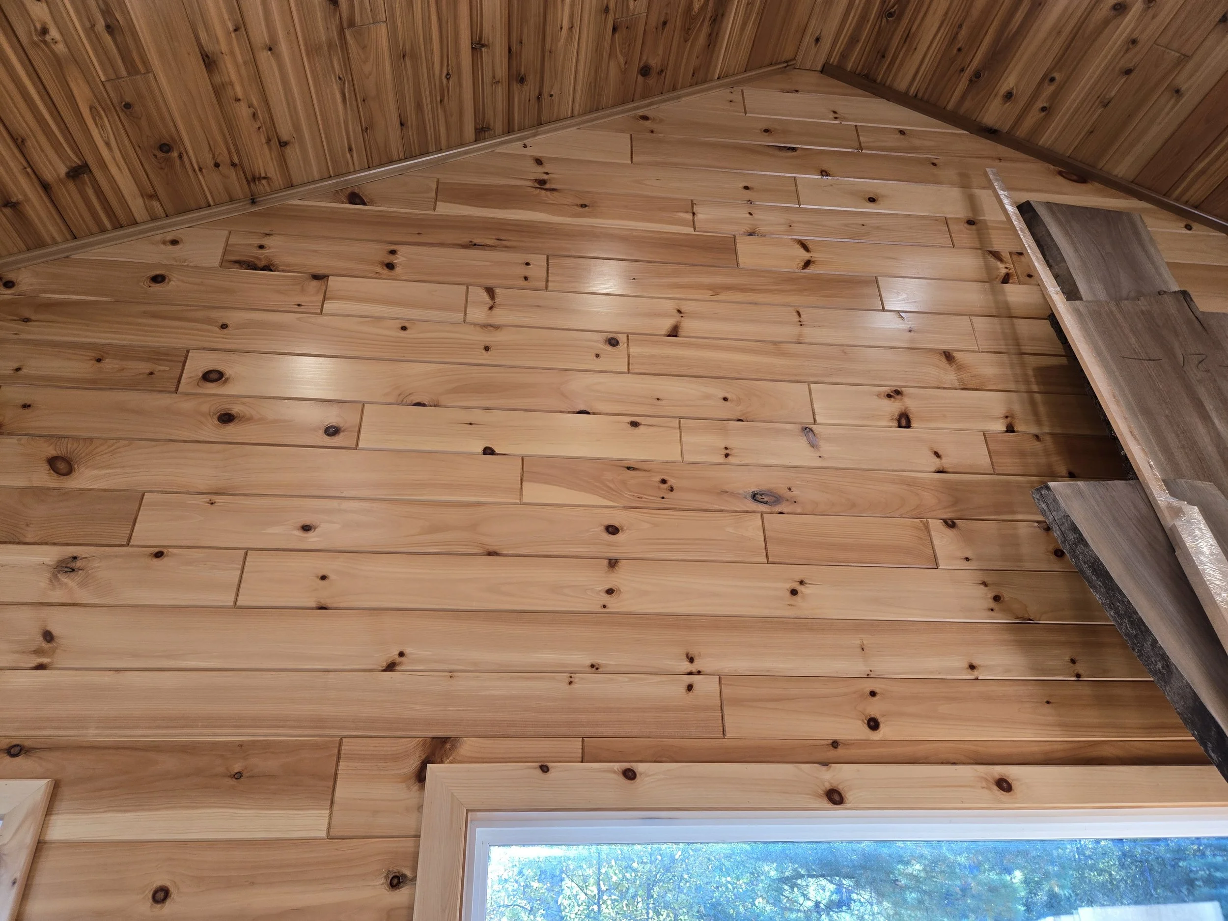 Knotty Pine Wall