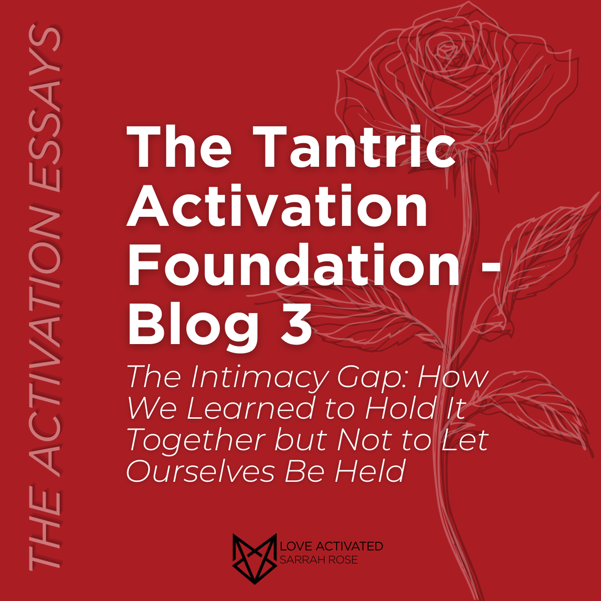 The Intimacy Gap: How We Learned to Hold It Together but Not to Let Ourselves Be Held