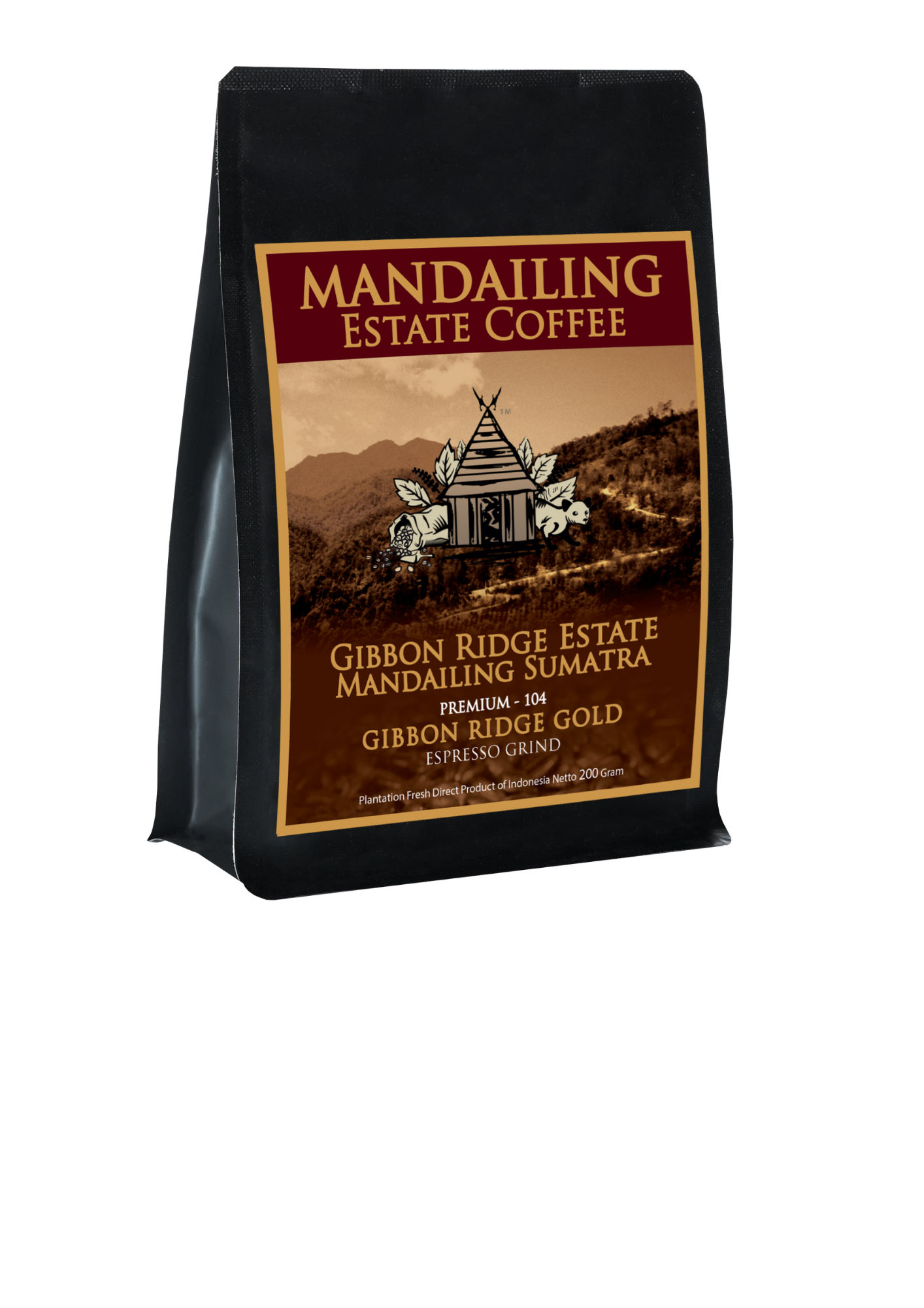 Mandailing Estate Coffee - Gibbon Ridge Gold Espresso