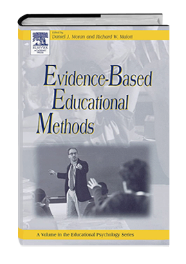 Cover of the book 'Evidence-Based Educational Methods' showing a person teaching in front of an audience.
