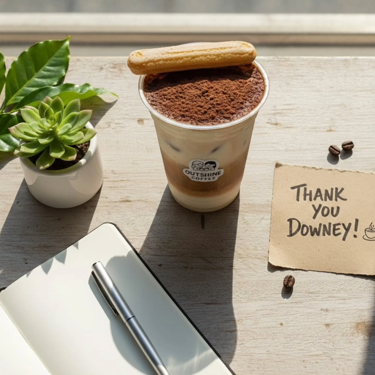 Thanks for making yesterday amazing Downey and neighbors. Your support means so much. See you next week! #icedlatte #icedmatcha