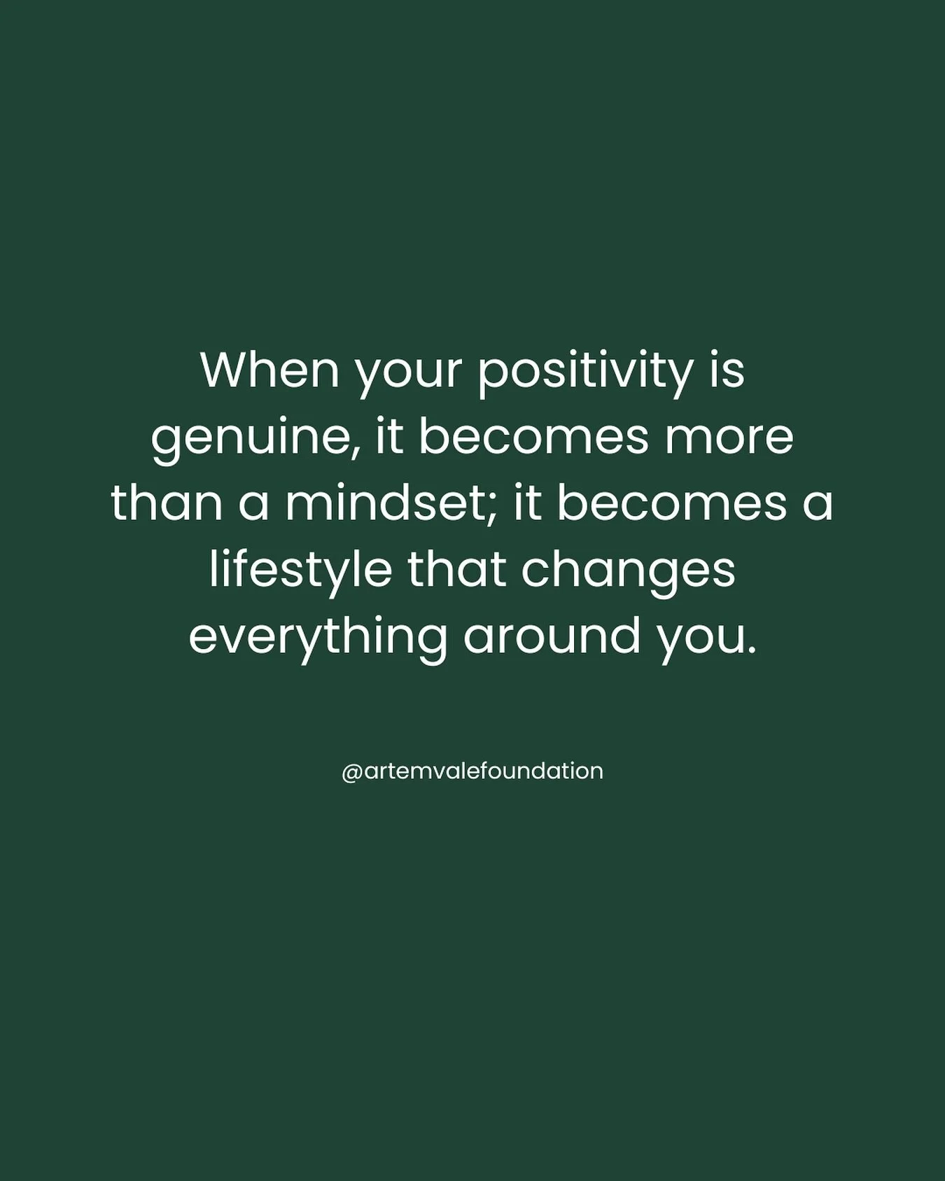 Authenticity is what gives positivity its power. 

#ArtemVale #MindfulMeaningfulTogehter #MentalWellnessMatter