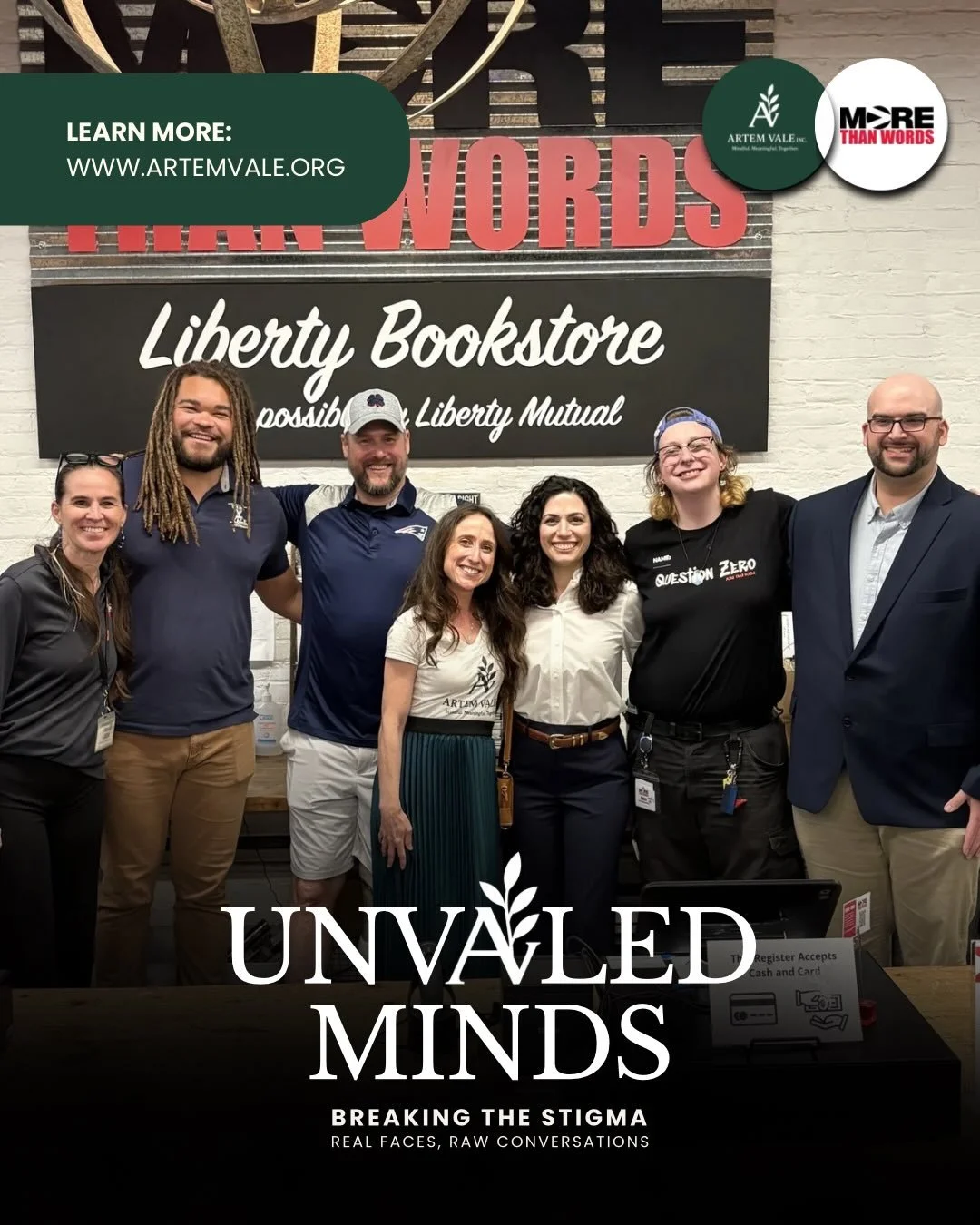 💪 Equipping yourself with the right tools ultimately makes you stronger. Artem Vale&rsquo;s UnVALEd Minds joined More Than Words in Boston for a resource fair that equipped individuals with tools for their individual unique mental wellness toolkits!