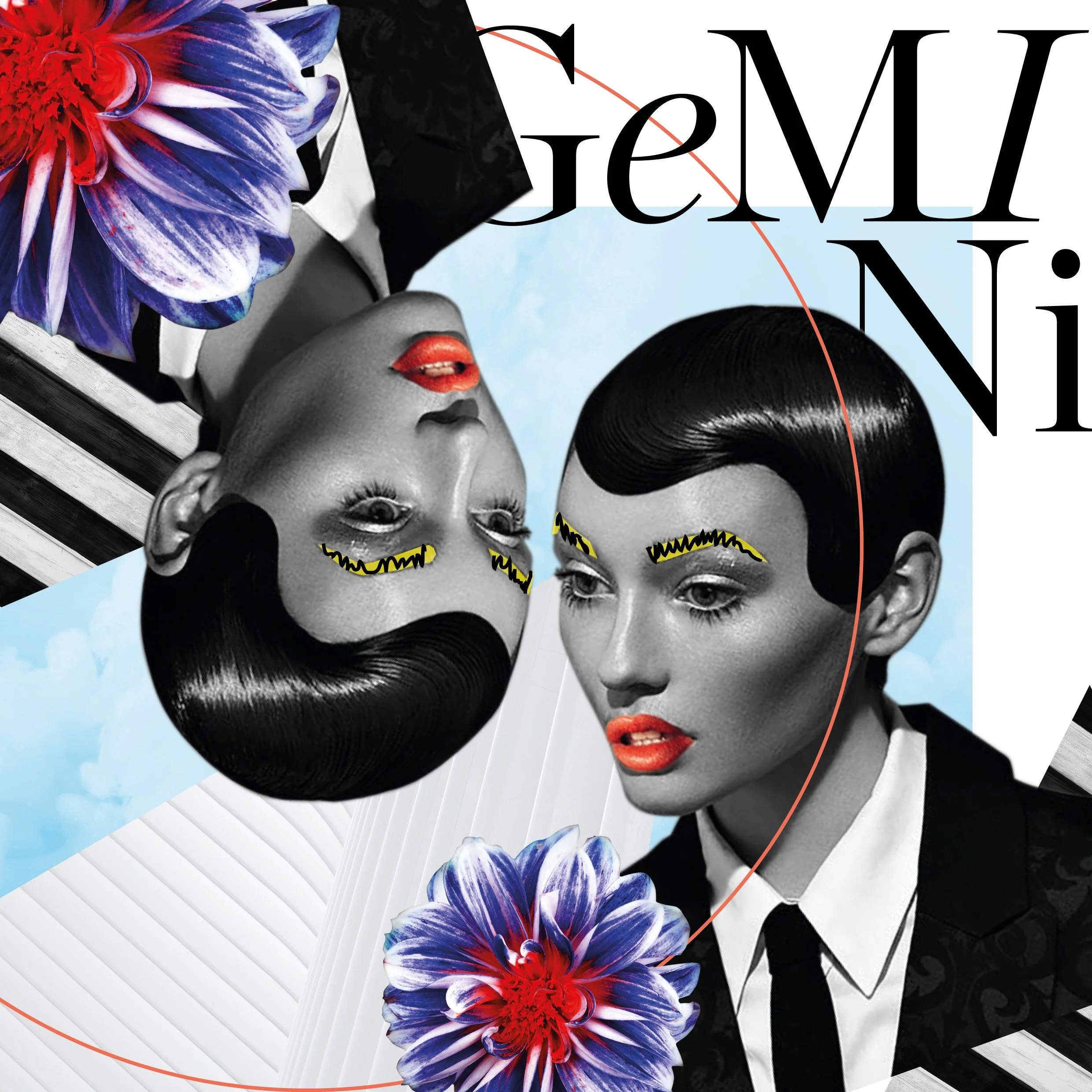 Gemini Collage Artwork