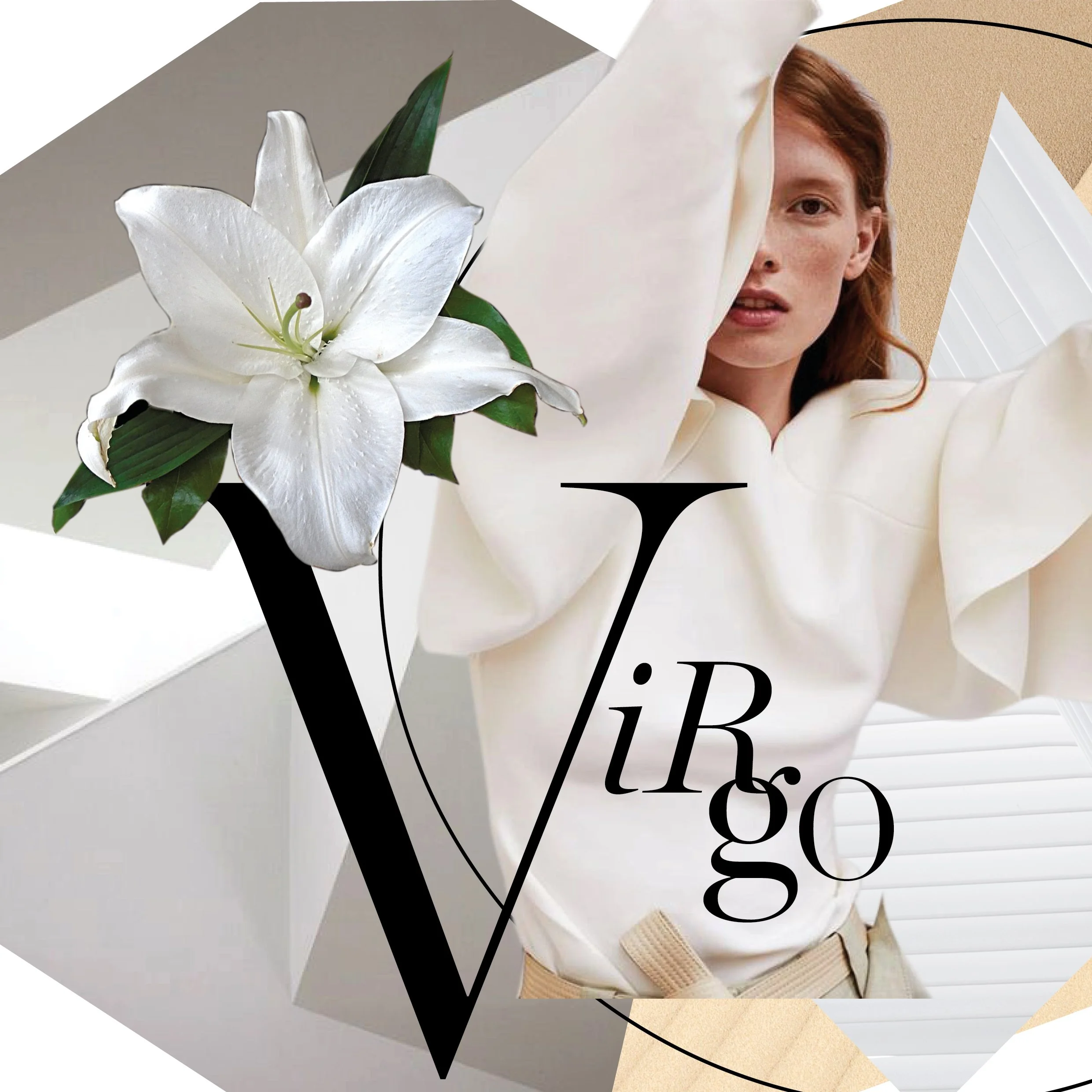 Virgo Collage Artwork