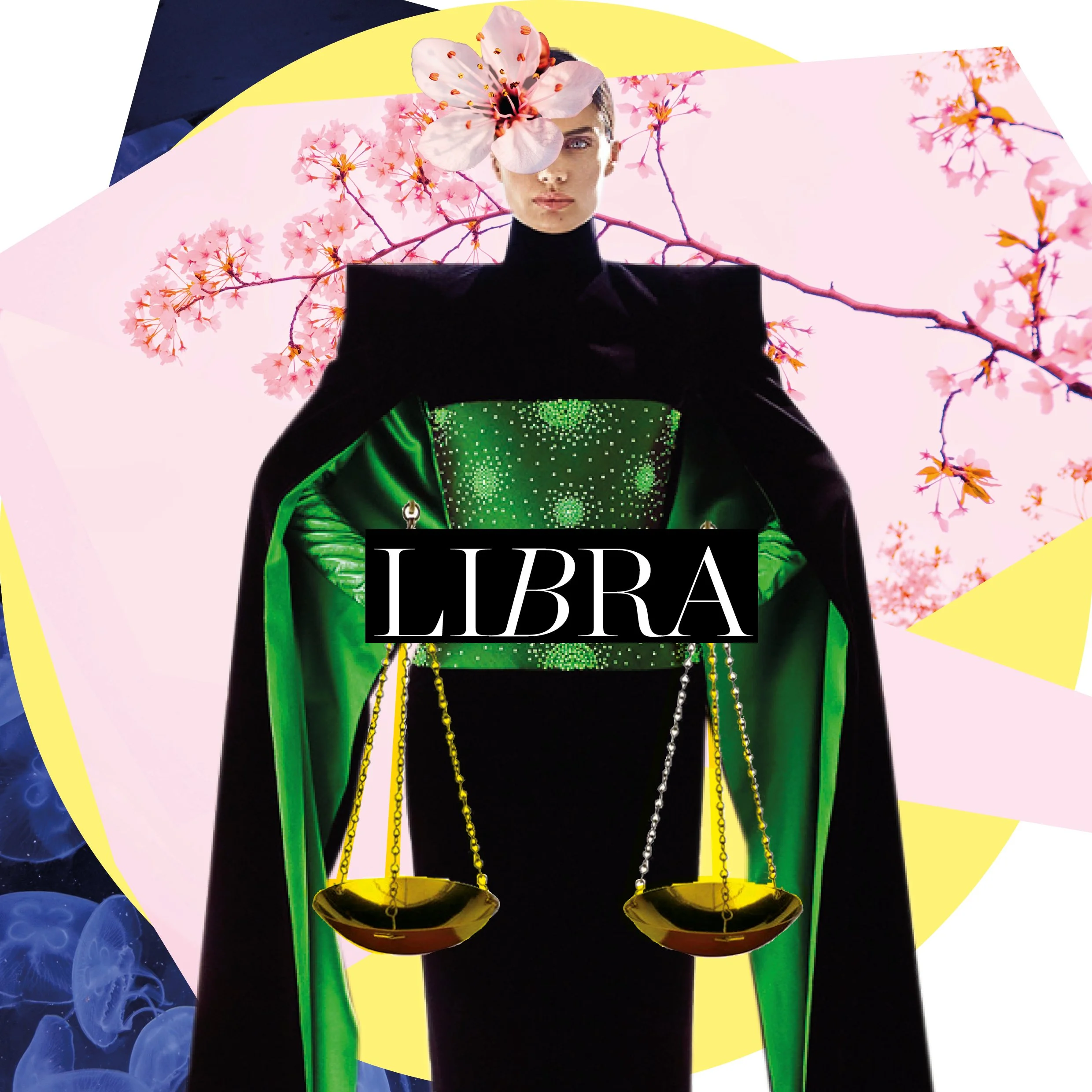 Libra Collage Artwork