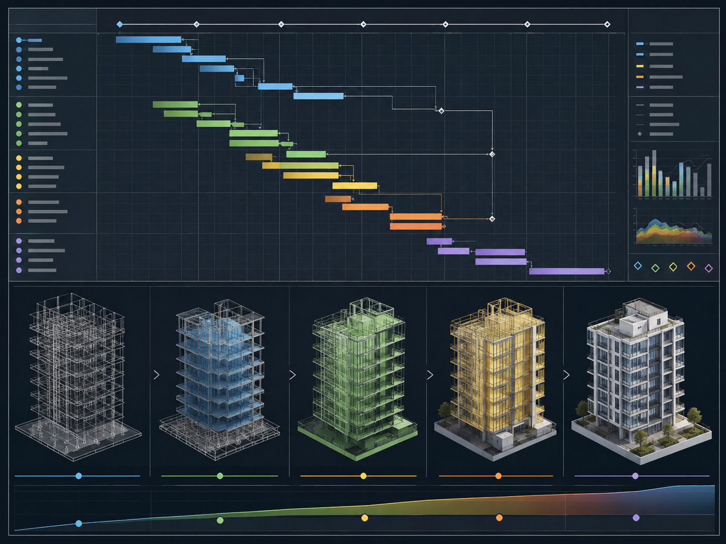 Programación y Cronograma de Obra 101-500 m²